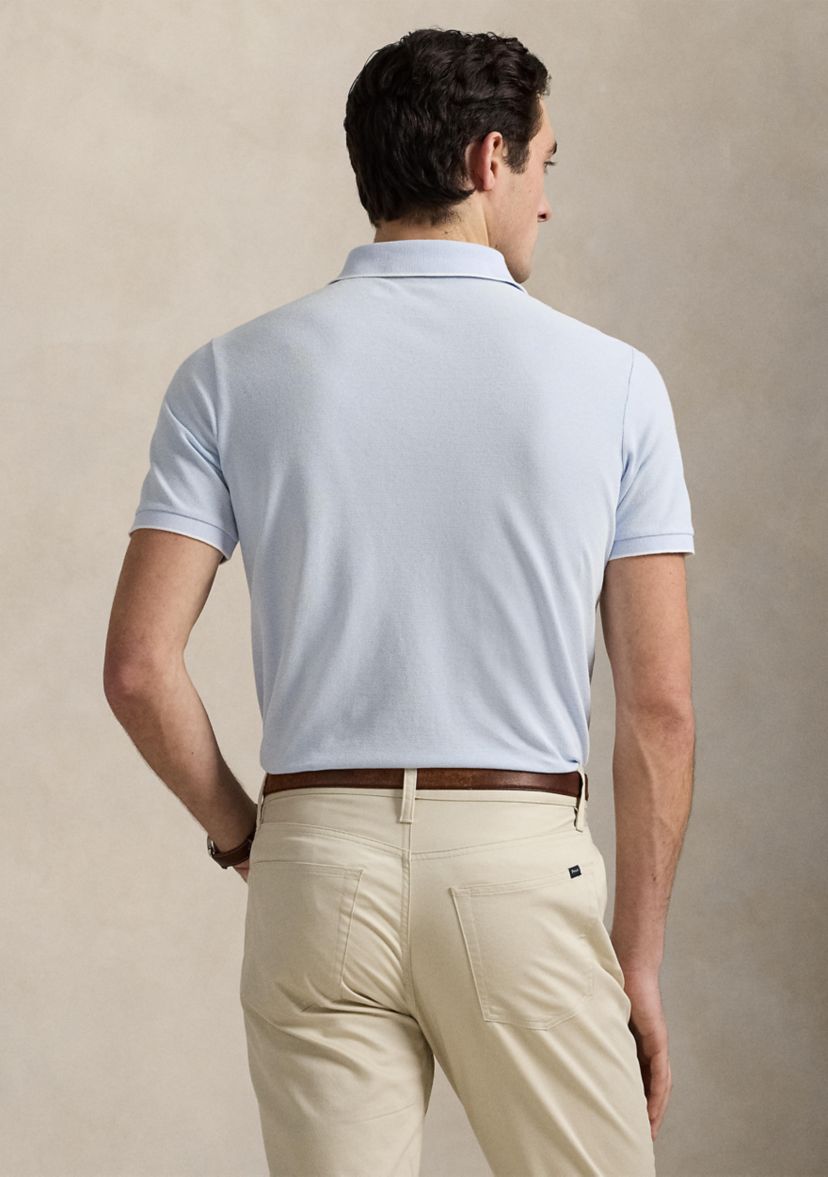Classic Fit Stretch Oxford Mesh Polo Shirt