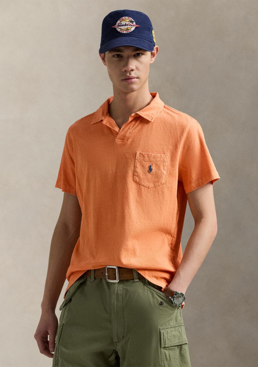 Polo Ralph Lauren Standard Cotton Linen Jersey Polo Shirt | Belk