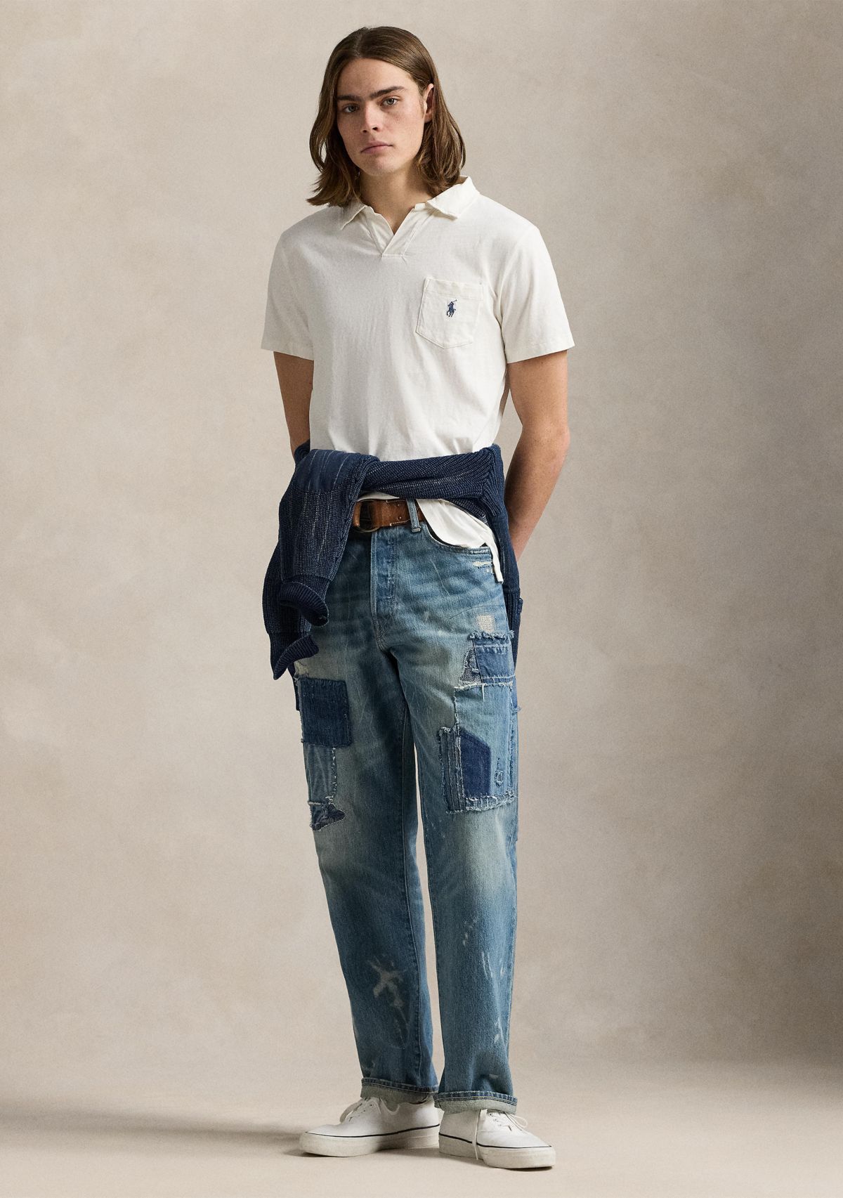 Standard Cotton Linen Jersey Polo Shirt