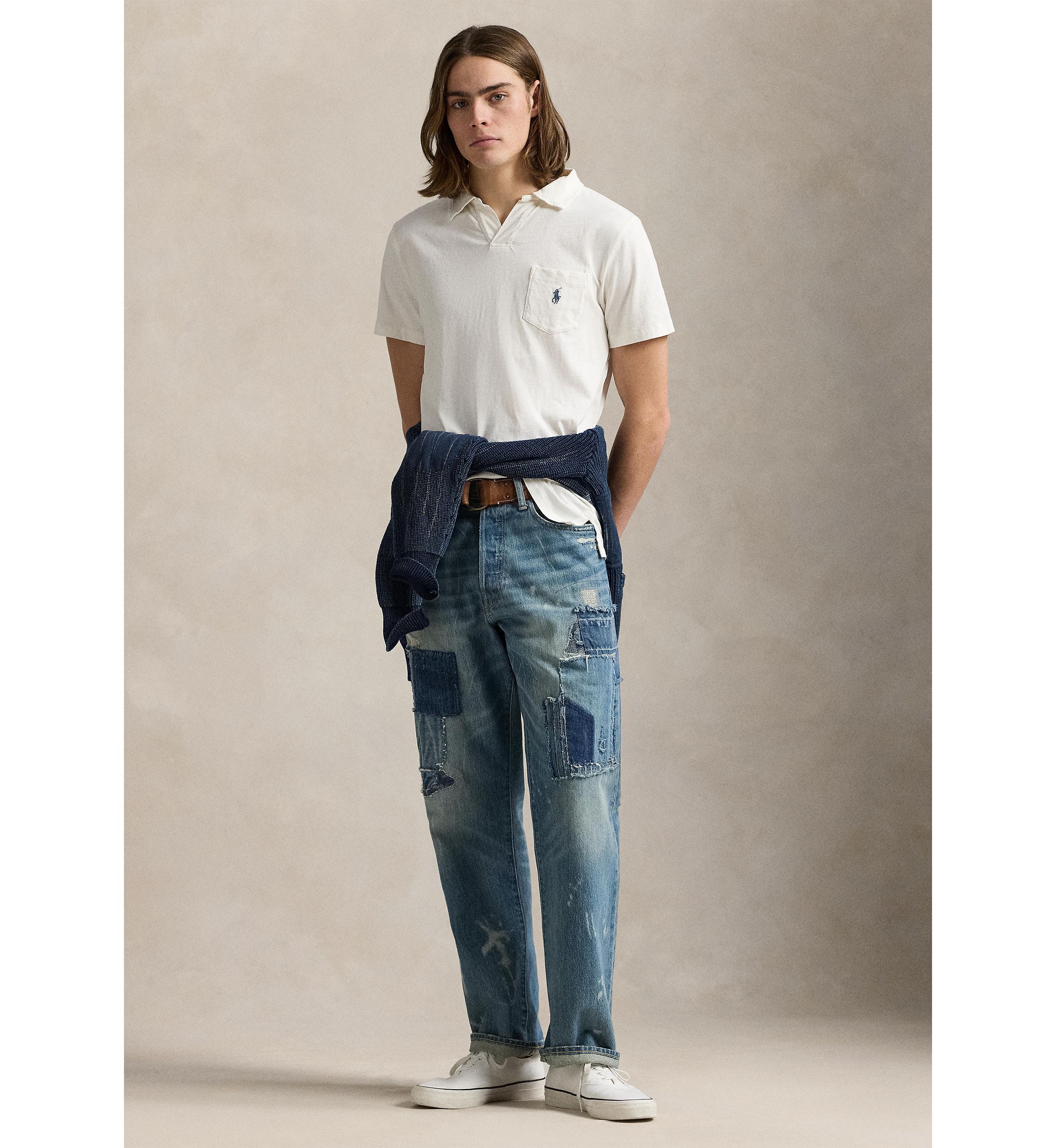 Standard Cotton Linen Jersey Polo Shirt