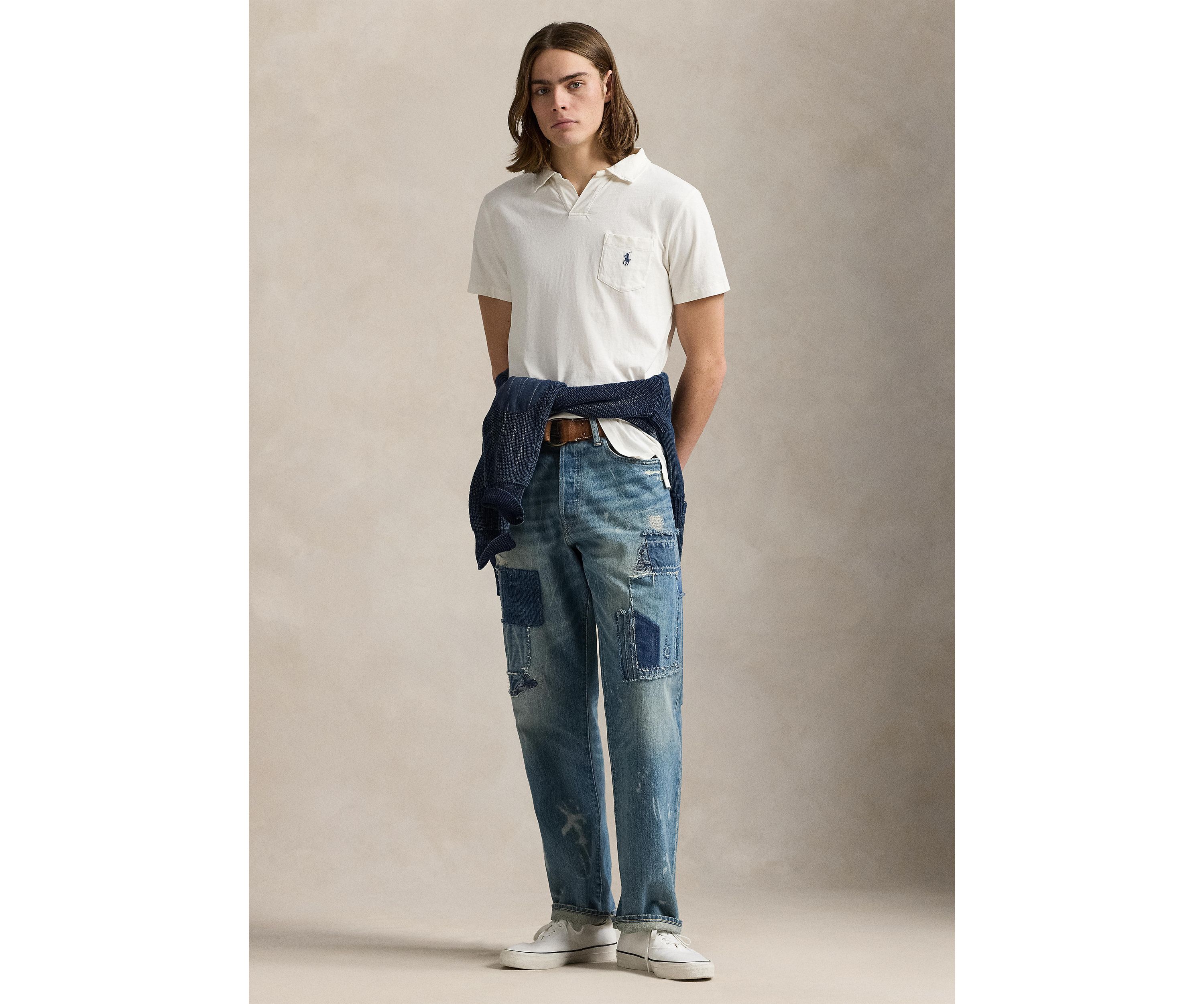 Standard Cotton Linen Jersey Polo Shirt