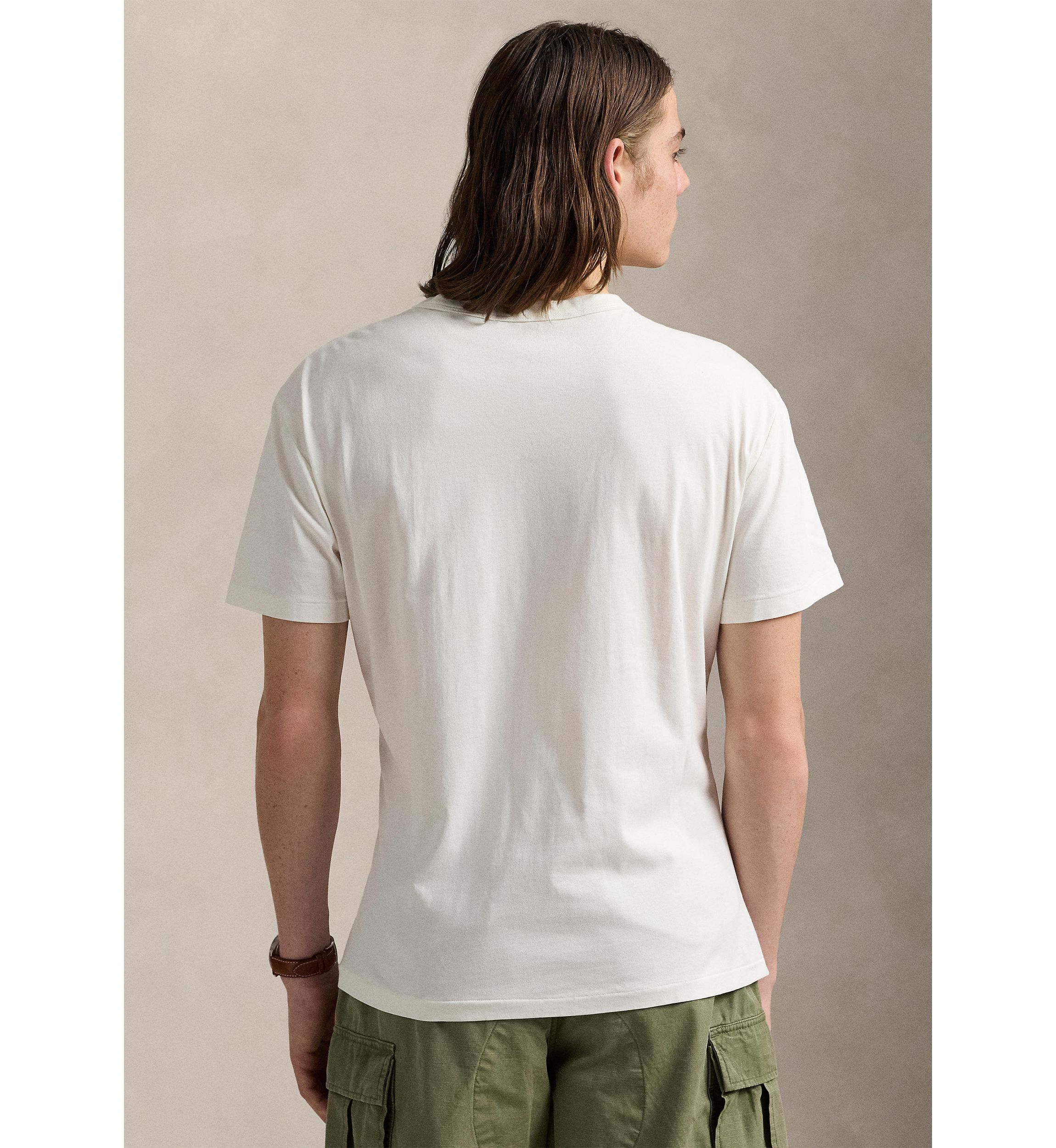 Classic Fit Madras Logo Jersey T-Shirt