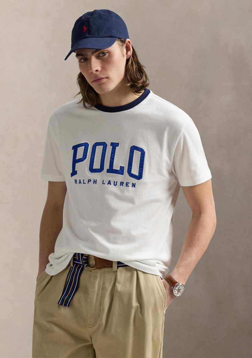 Classic Fit Letterman-Logo T-Shirt