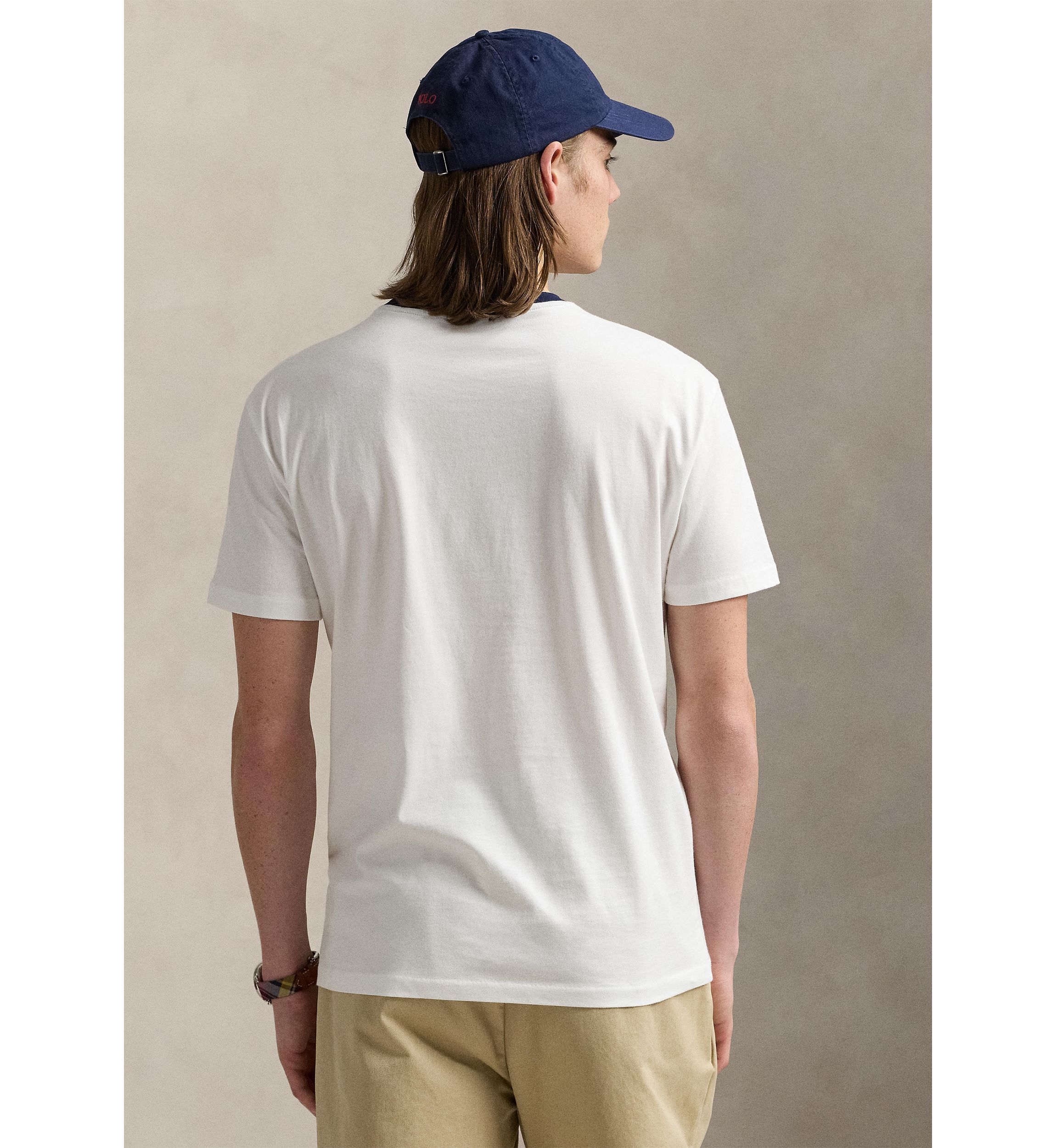 Classic Fit Letterman-Logo T-Shirt