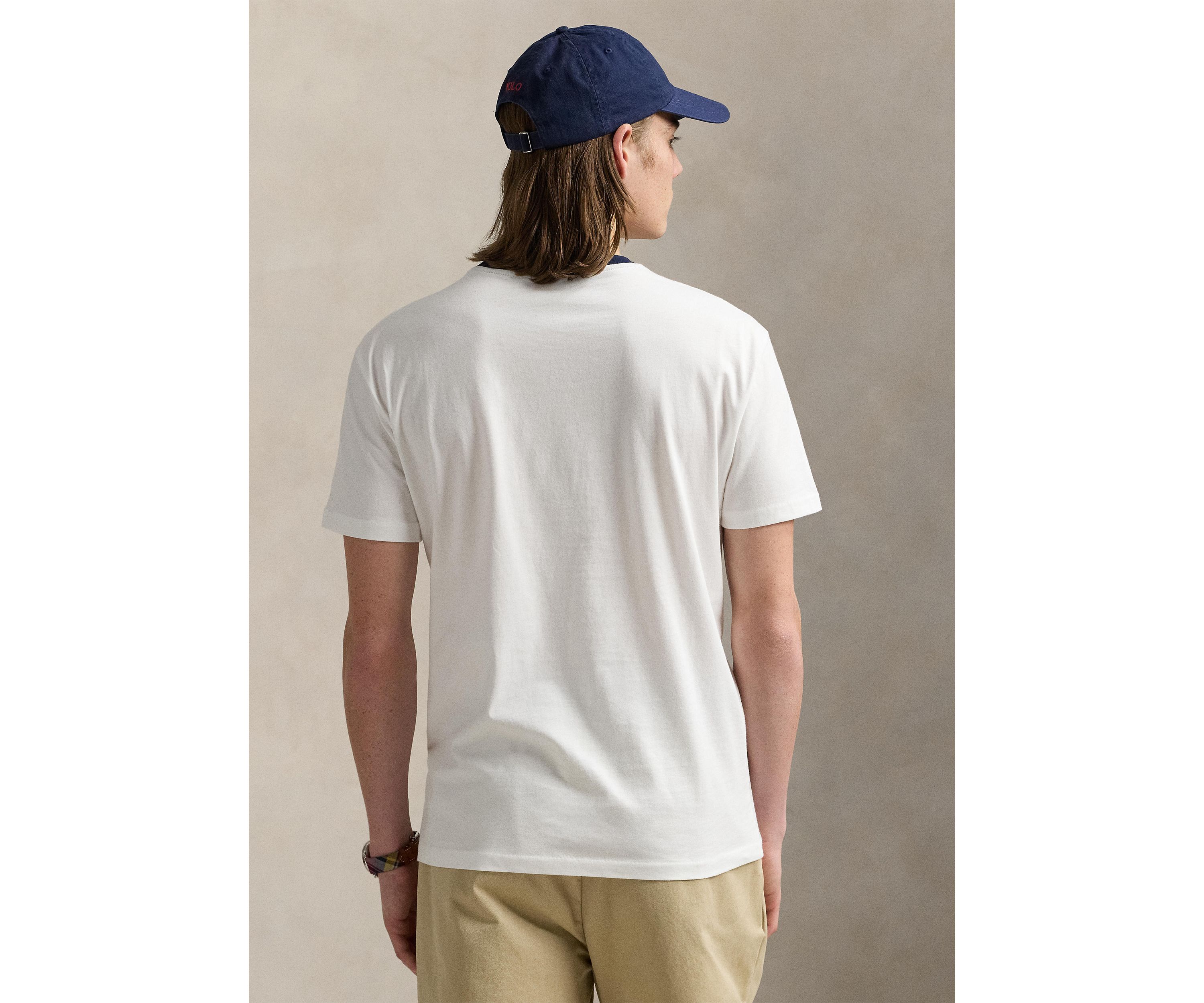Classic Fit Letterman-Logo T-Shirt