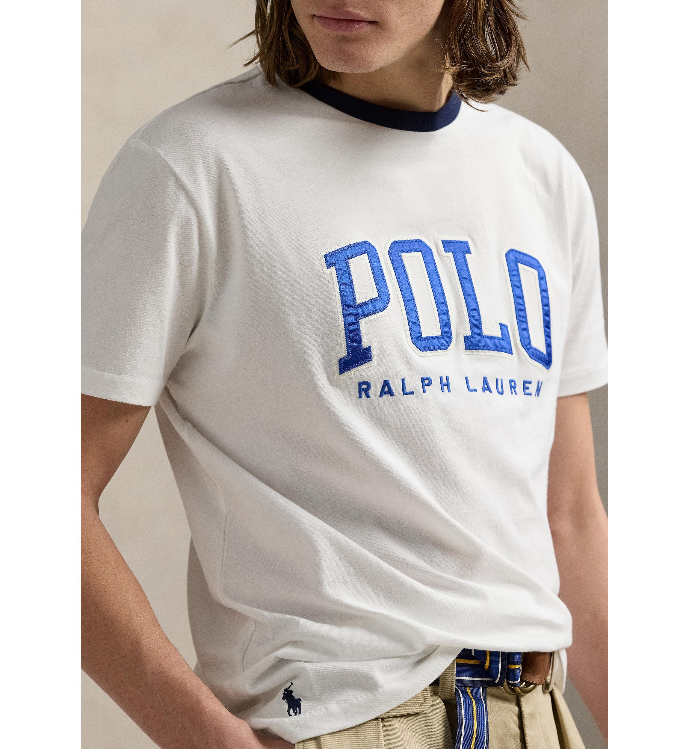 Classic Fit Letterman-Logo T-Shirt