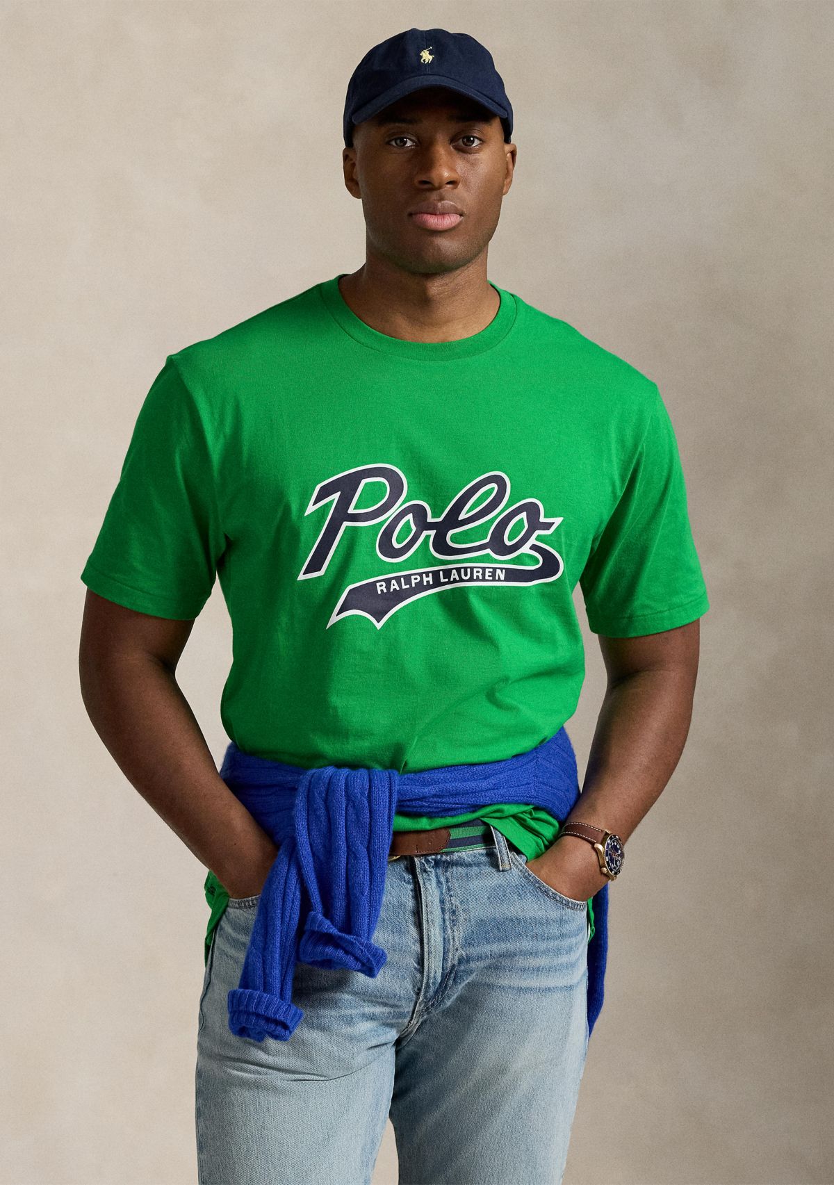 Big & Tall Jersey Graphic Short Sleeve T-Shirt