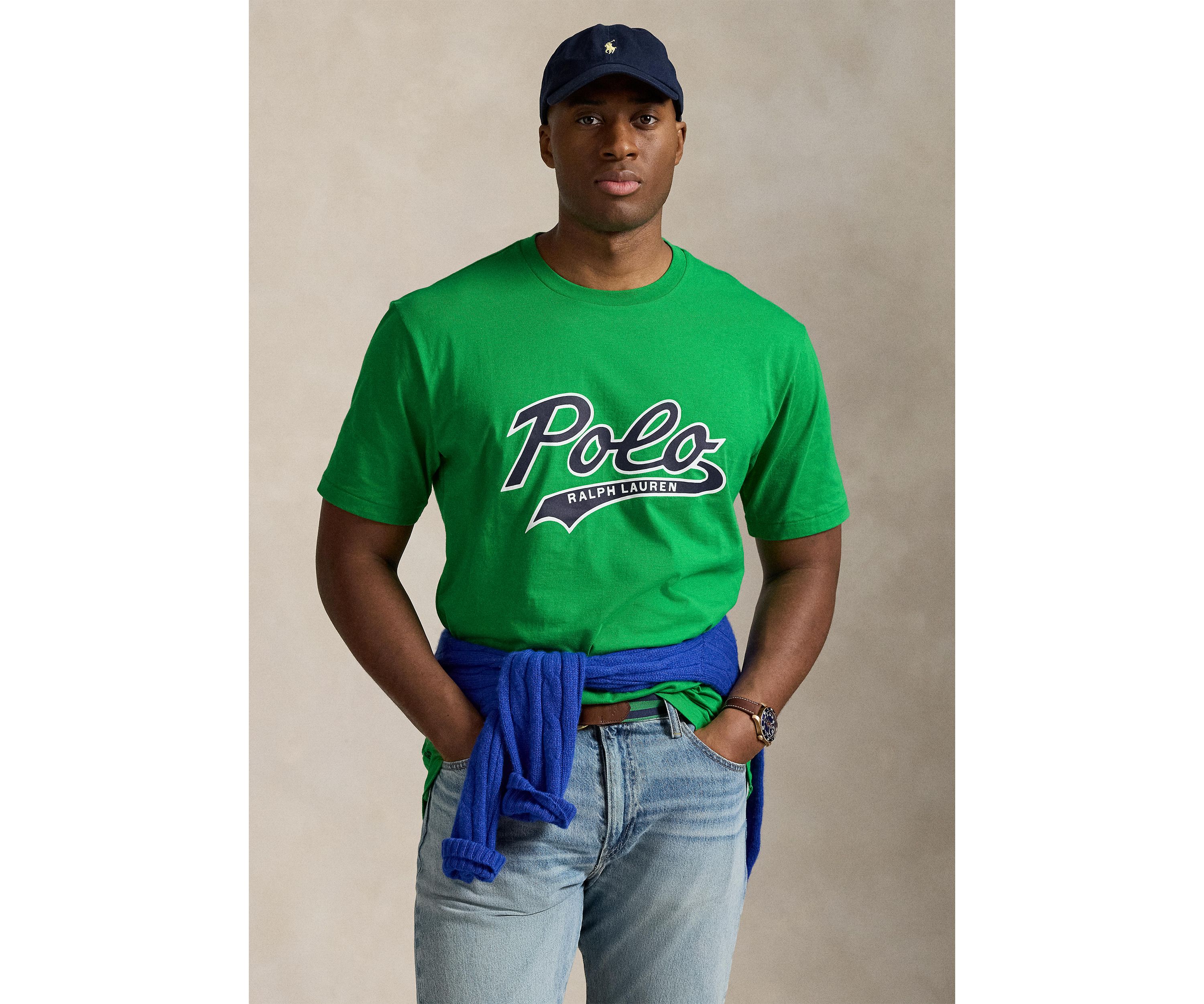 Big & Tall Jersey Graphic Short Sleeve T-Shirt