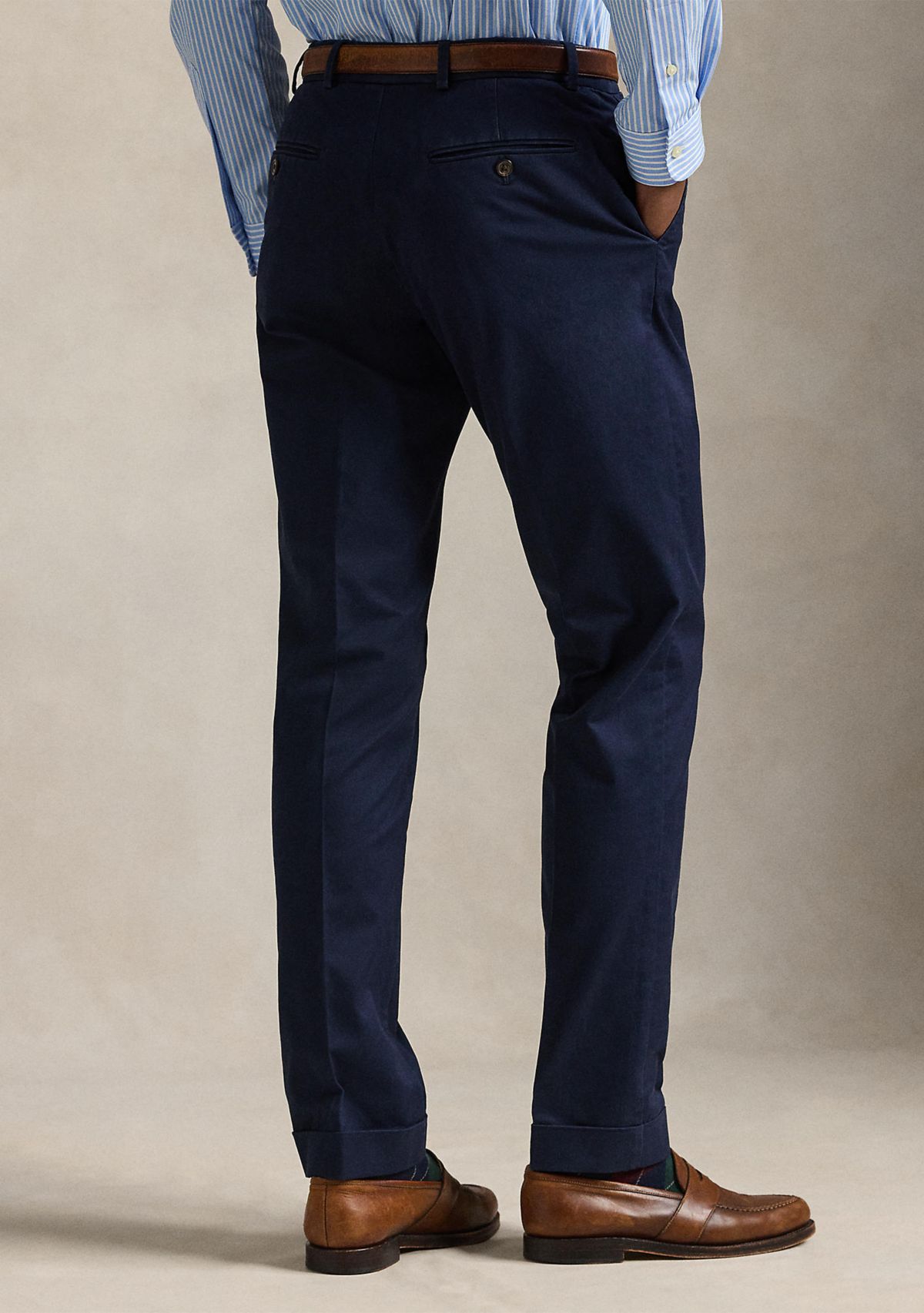 Stretch Chino Suit Trousers