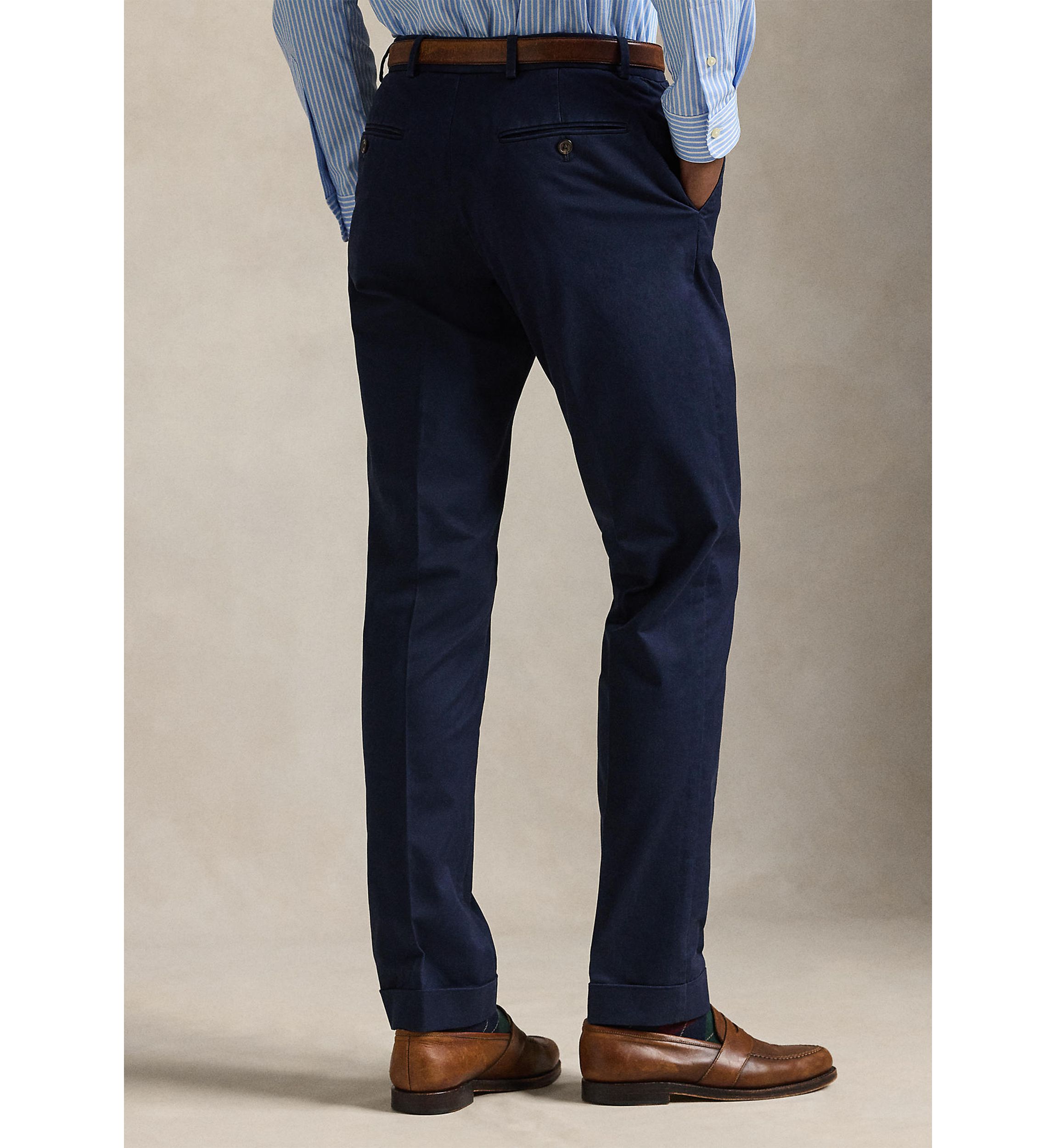 Stretch Chino Suit Trousers