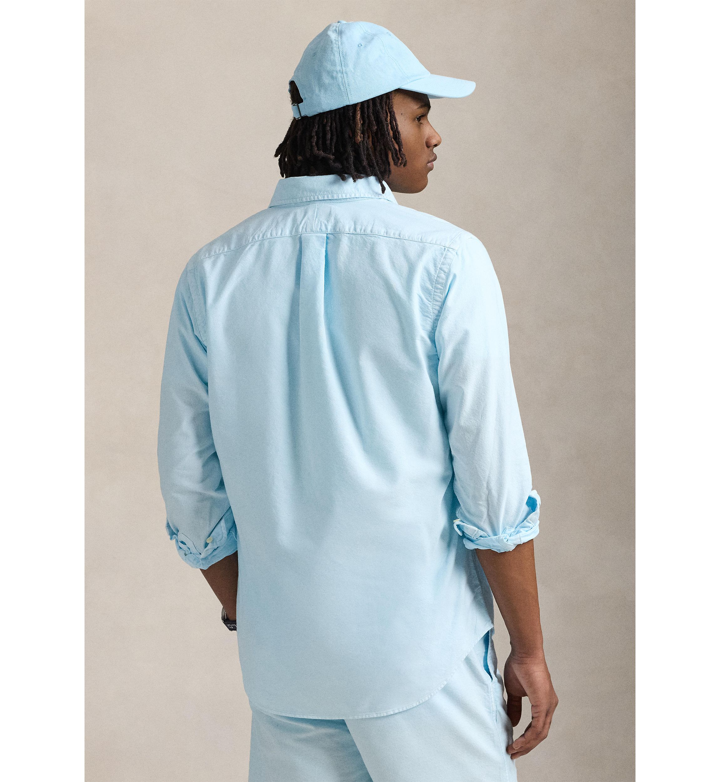 Classic Fit Mineral-Dyed Oxford Shirt