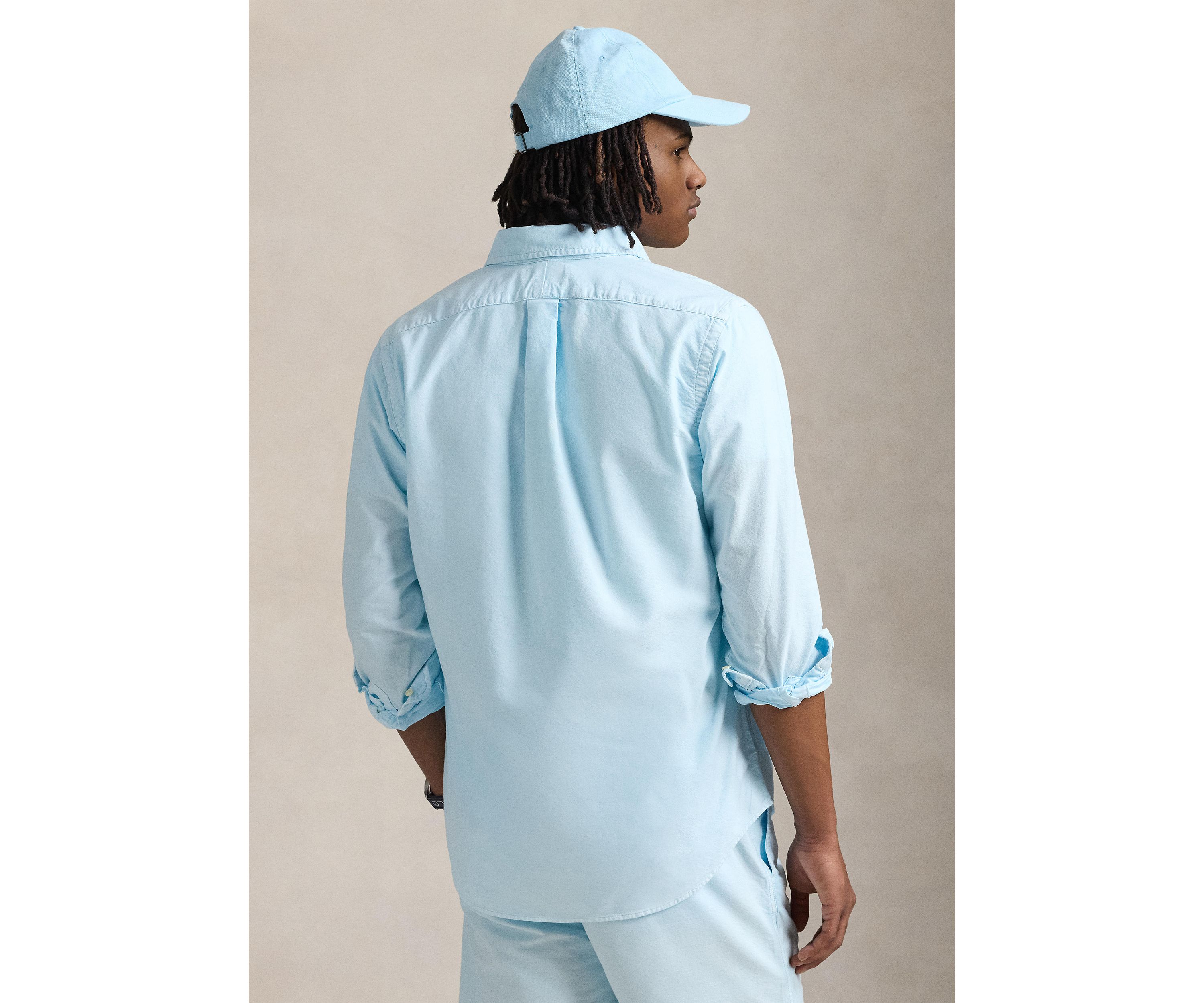 Classic Fit Mineral-Dyed Oxford Shirt