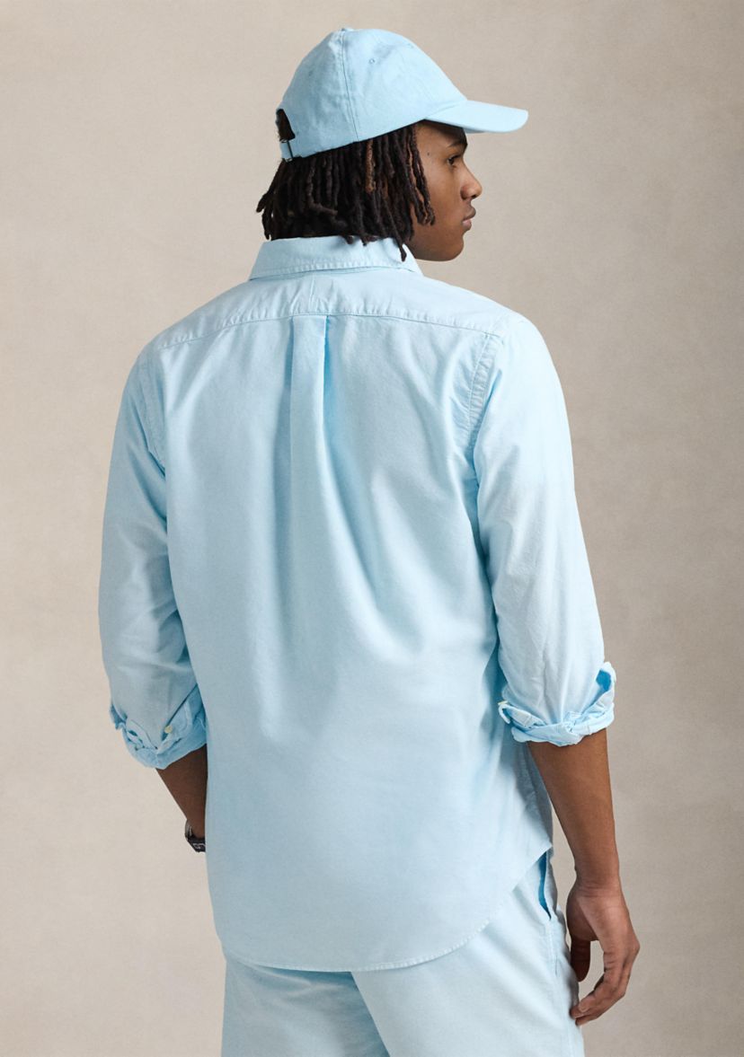 Classic Fit Mineral-Dyed Oxford Shirt