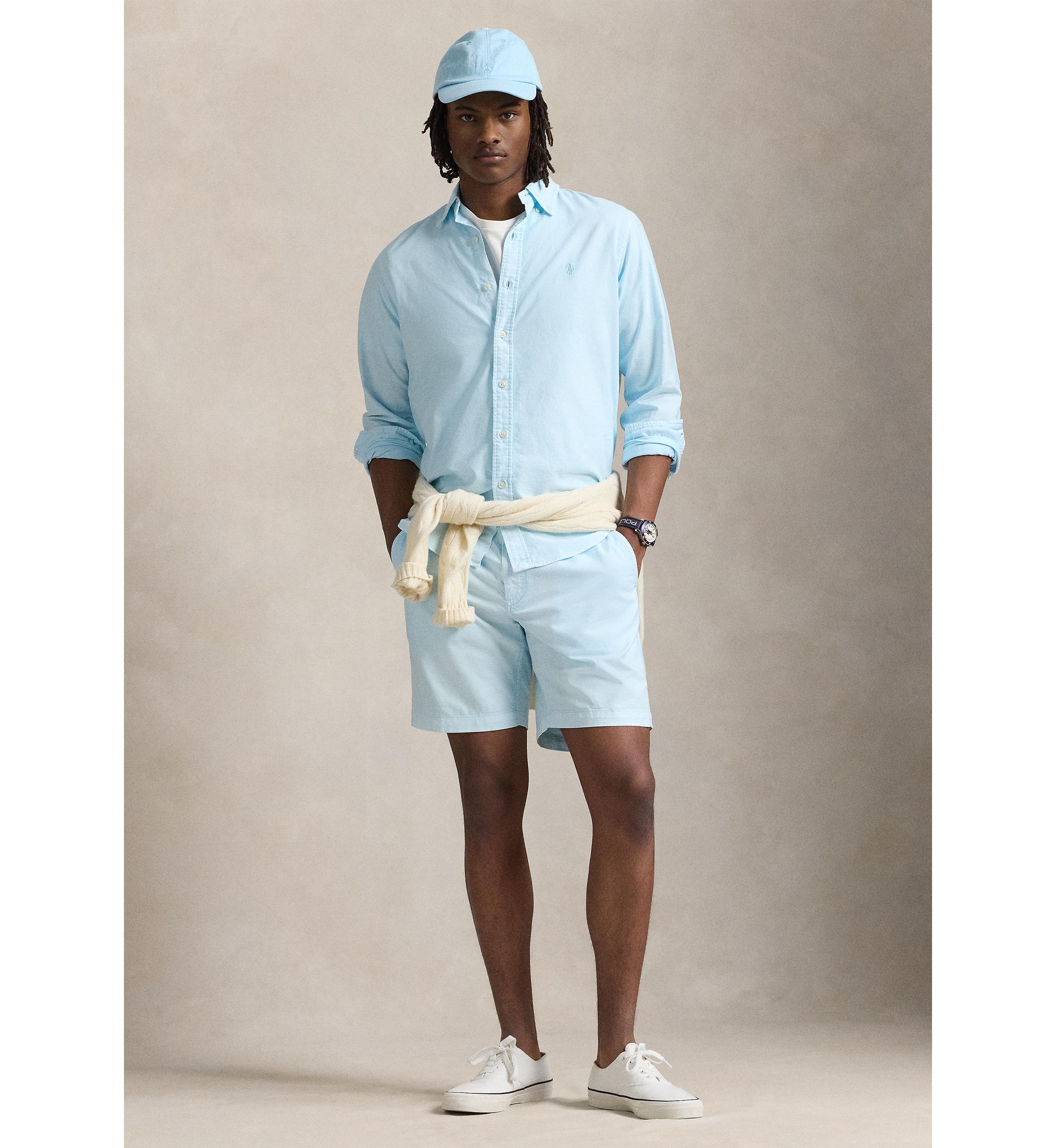 Classic Fit Mineral-Dyed Oxford Shirt