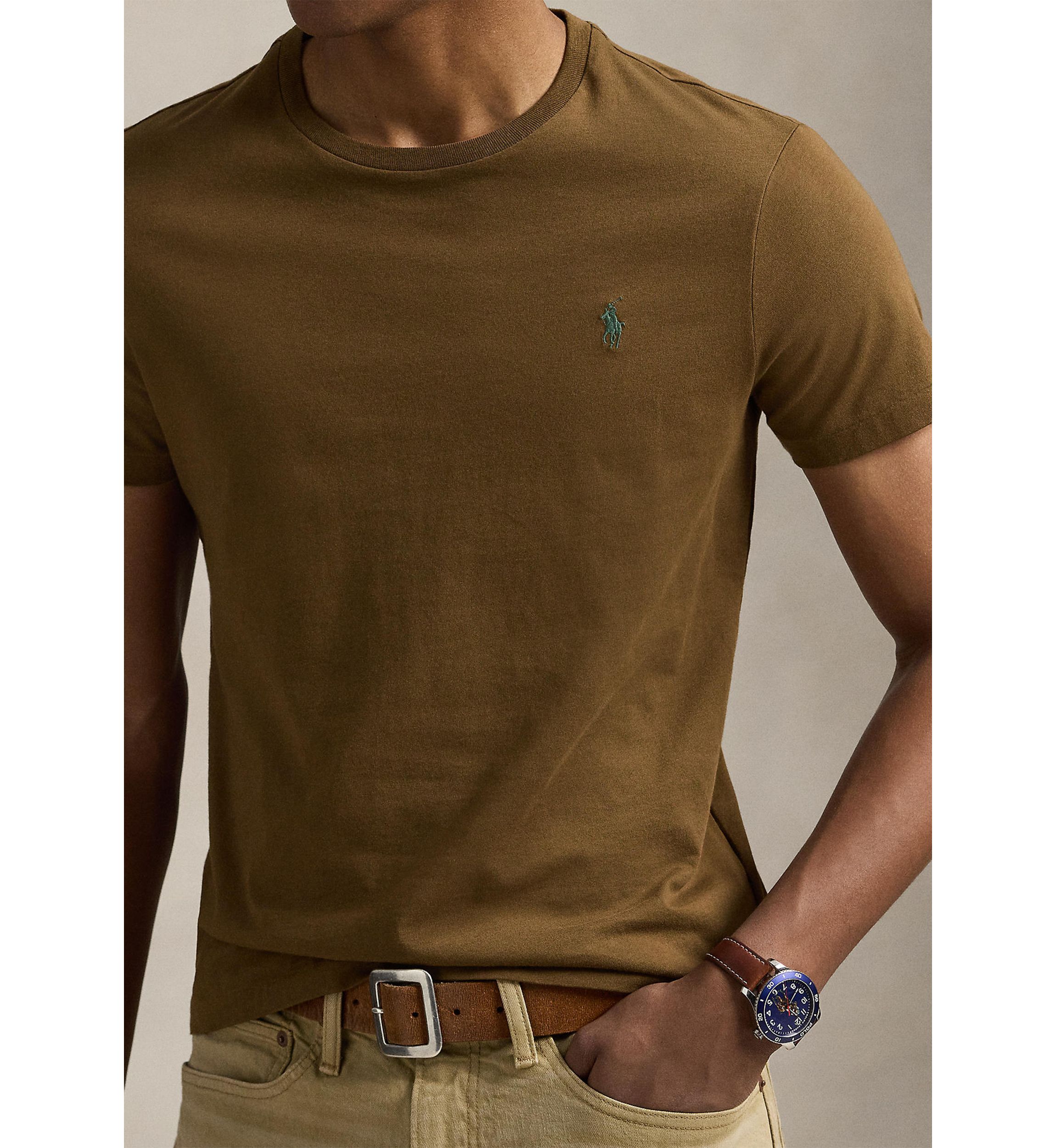 Classic Fit Jersey Crew Neck T-Shirt