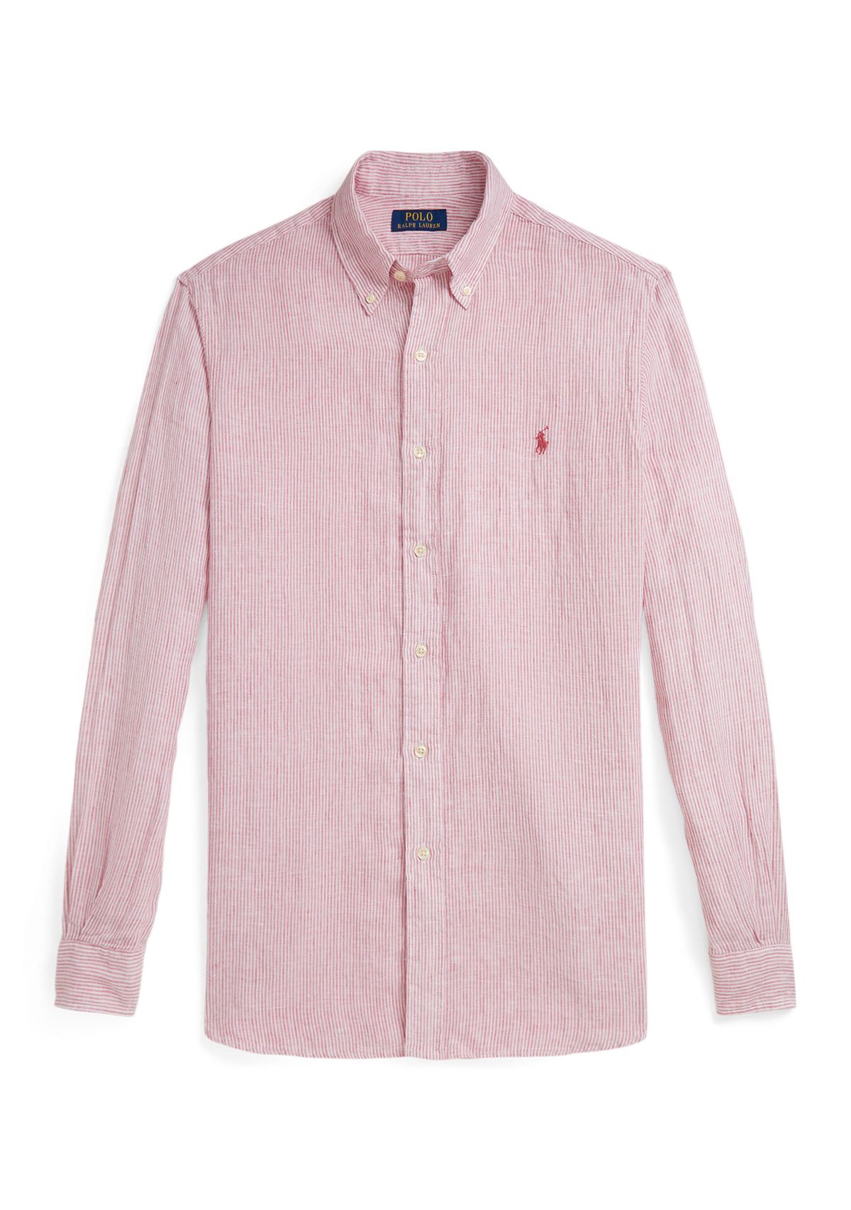 Classic Fit Striped Linen Shirt
