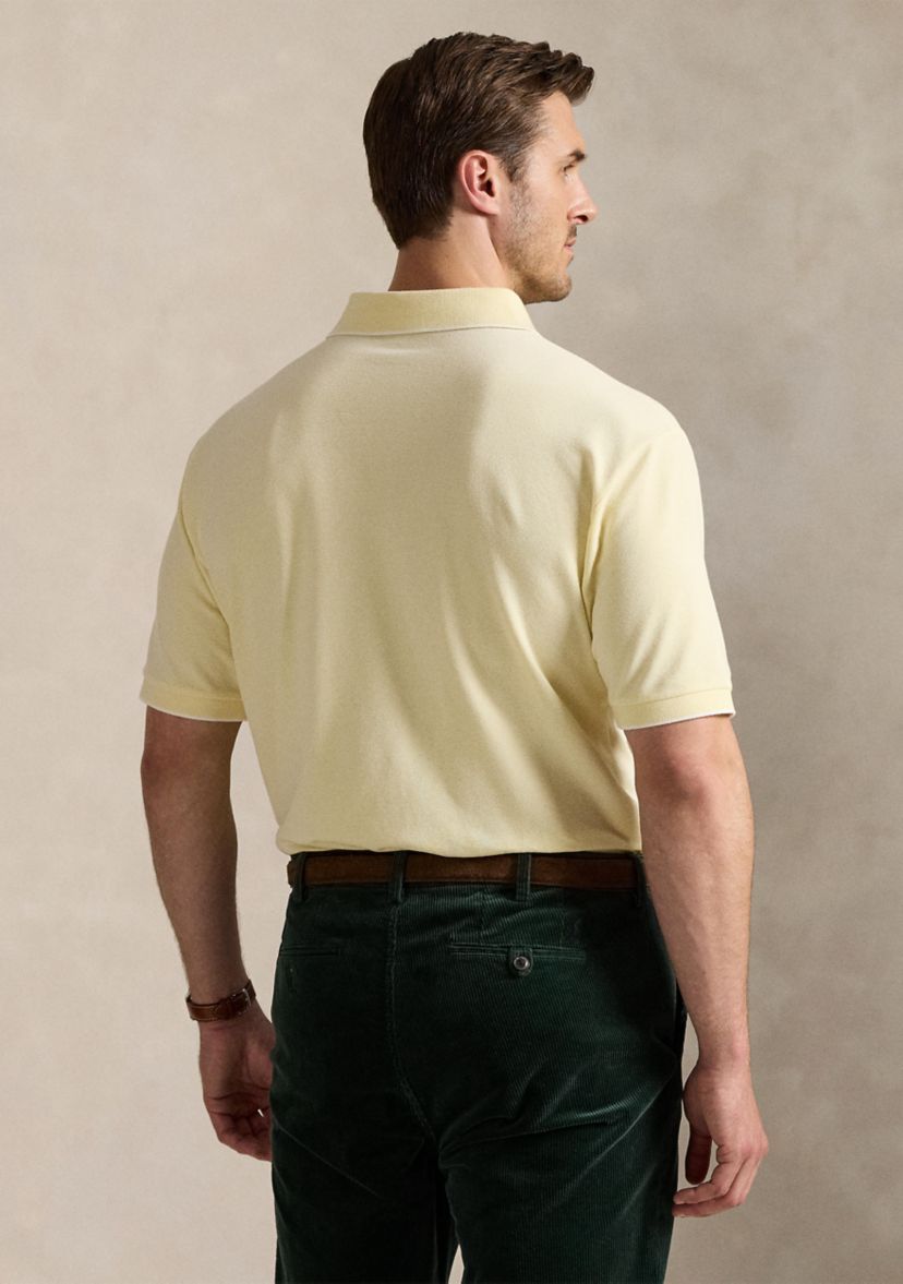Big & Tall Stretch Oxford Mesh Polo Shirt