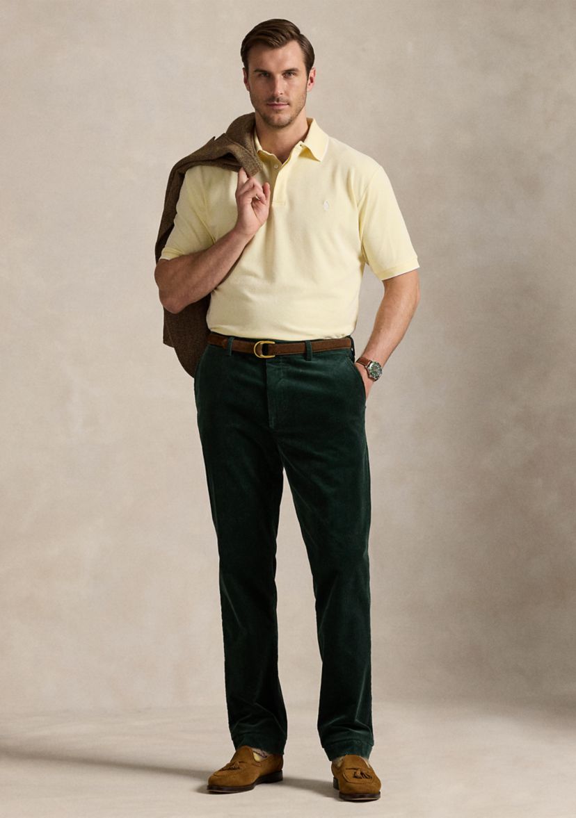 Big & Tall Stretch Oxford Mesh Polo Shirt