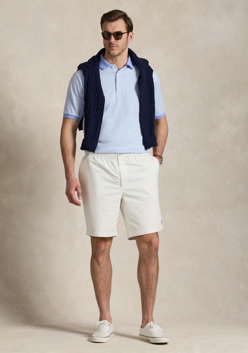 Big & Tall Houndstooth Jersey Polo Shirt