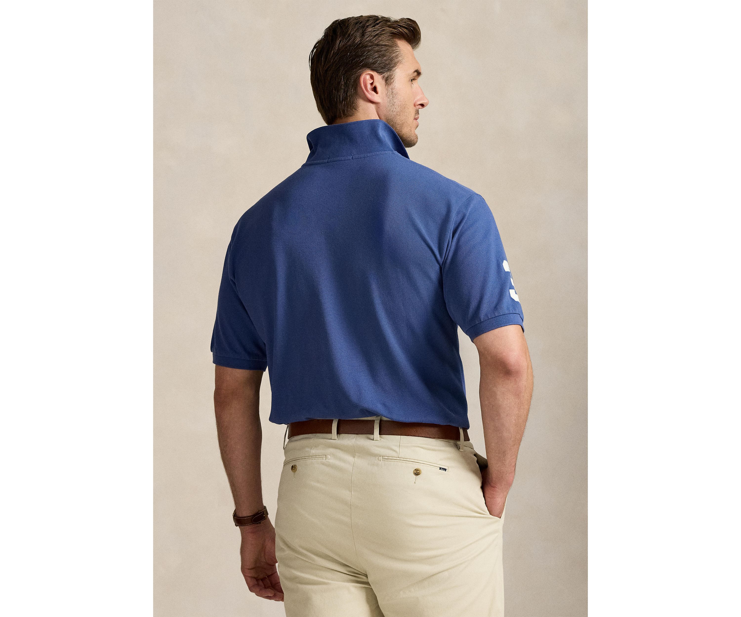 Big & Tall Big Pony Mesh Polo Shirt