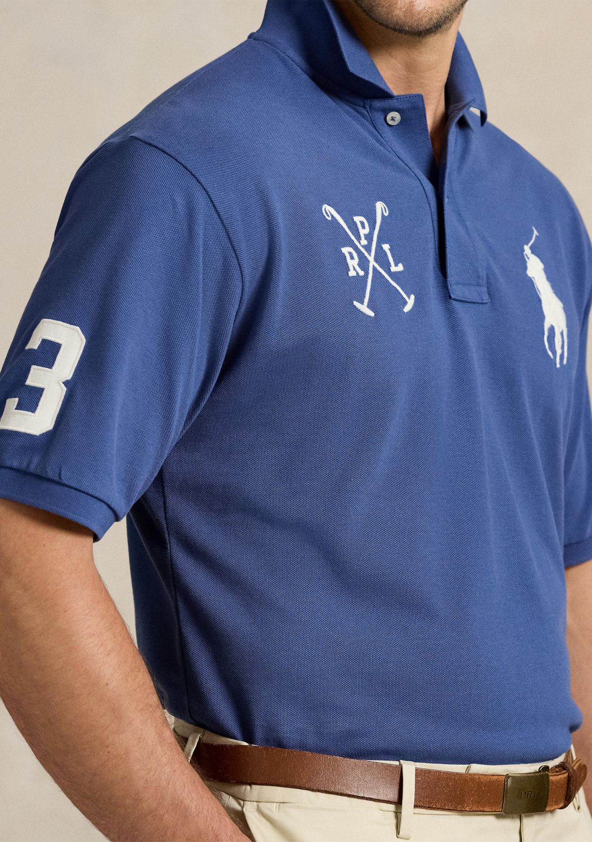 Big & Tall Big Pony Mesh Polo Shirt