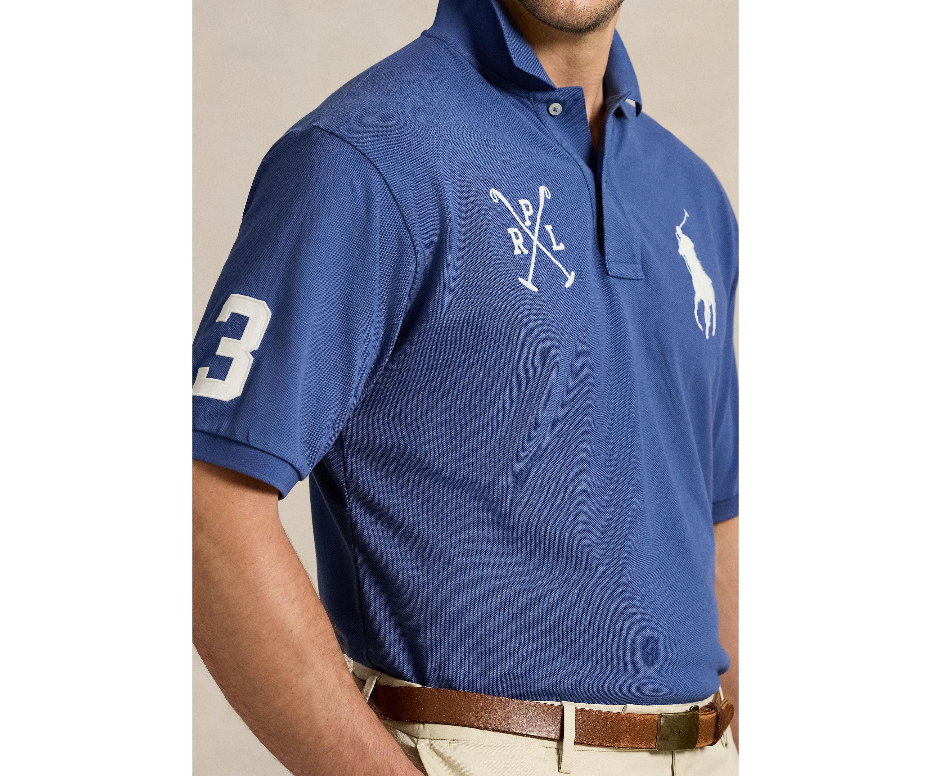 Big & Tall Big Pony Mesh Polo Shirt