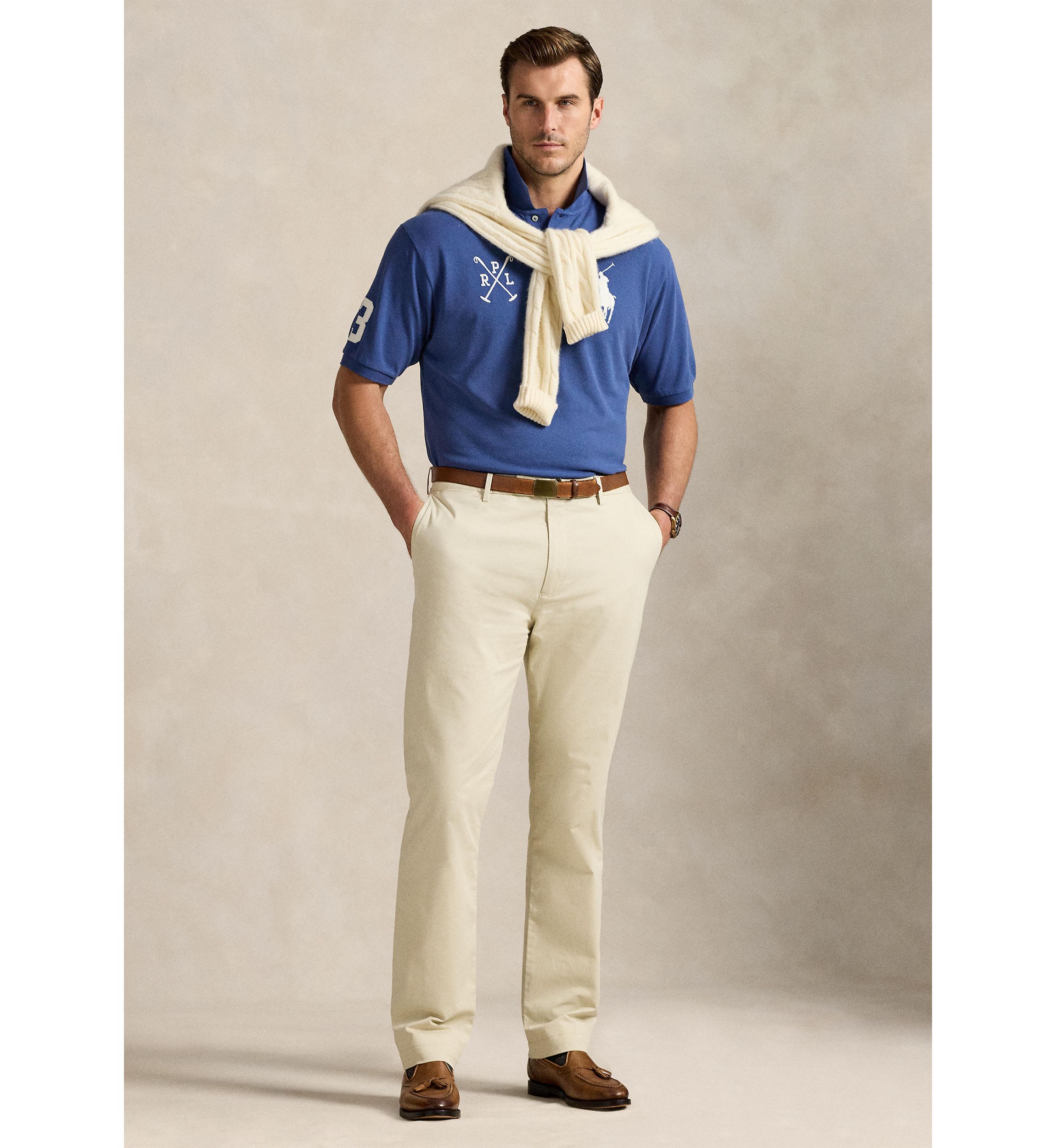 Big & Tall Big Pony Mesh Polo Shirt