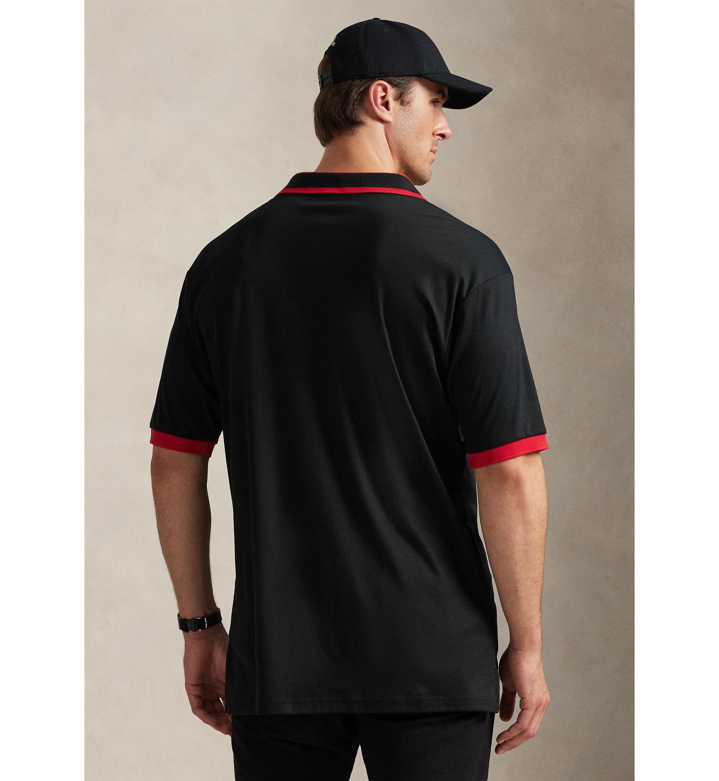 Big & Tall Striped Soft Cotton Polo Shirt