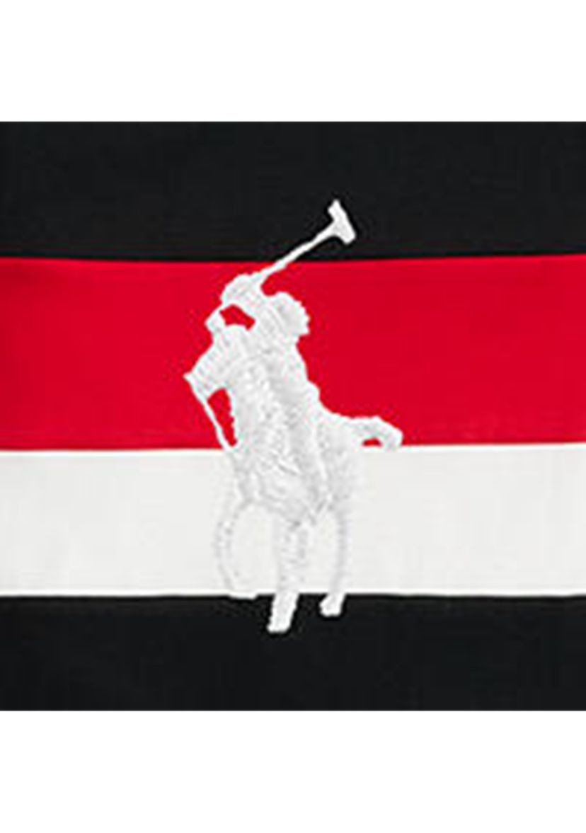 Big & Tall Striped Soft Cotton Polo Shirt