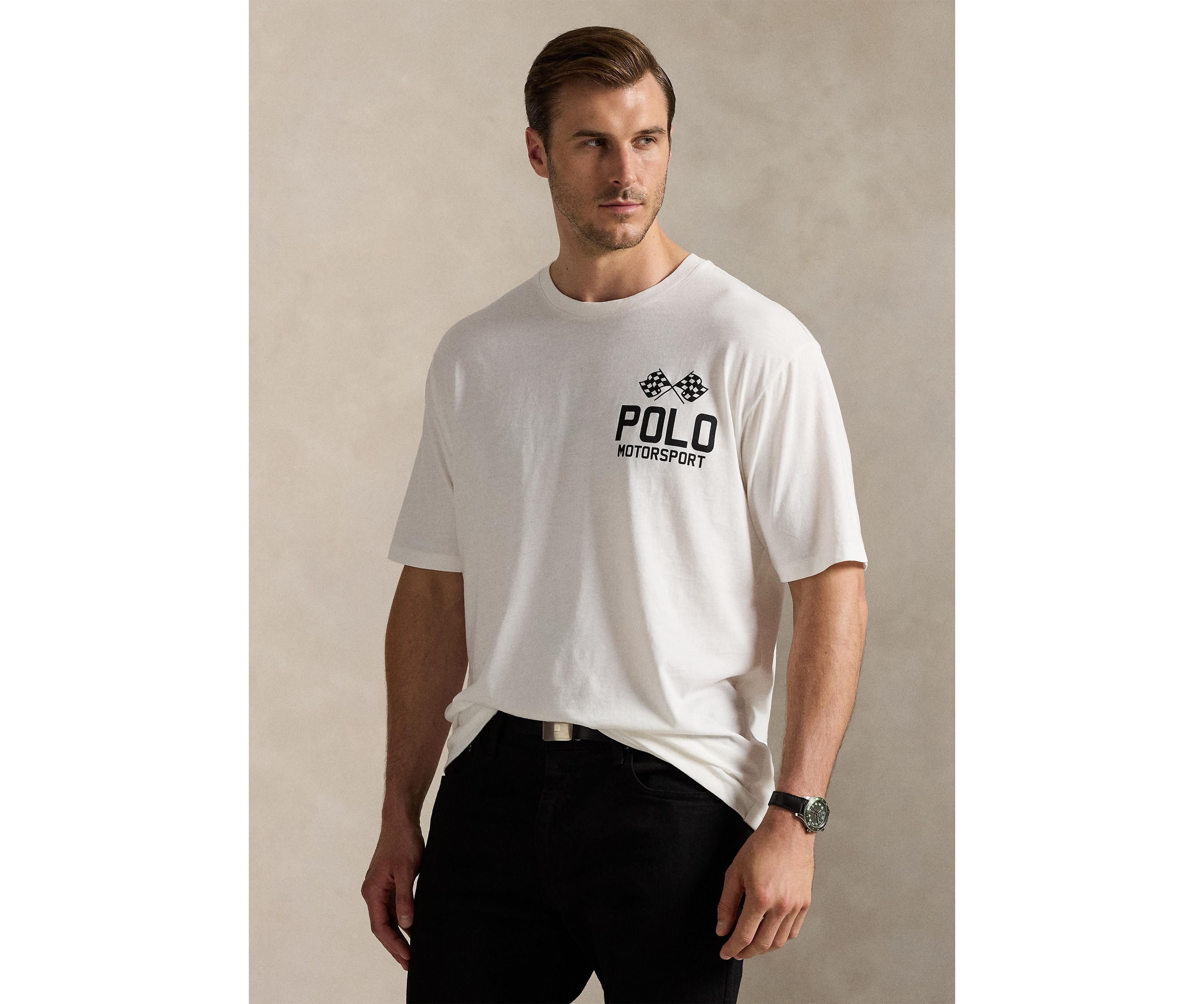 Big & Tall Slub Jersey Graphic T-Shirt