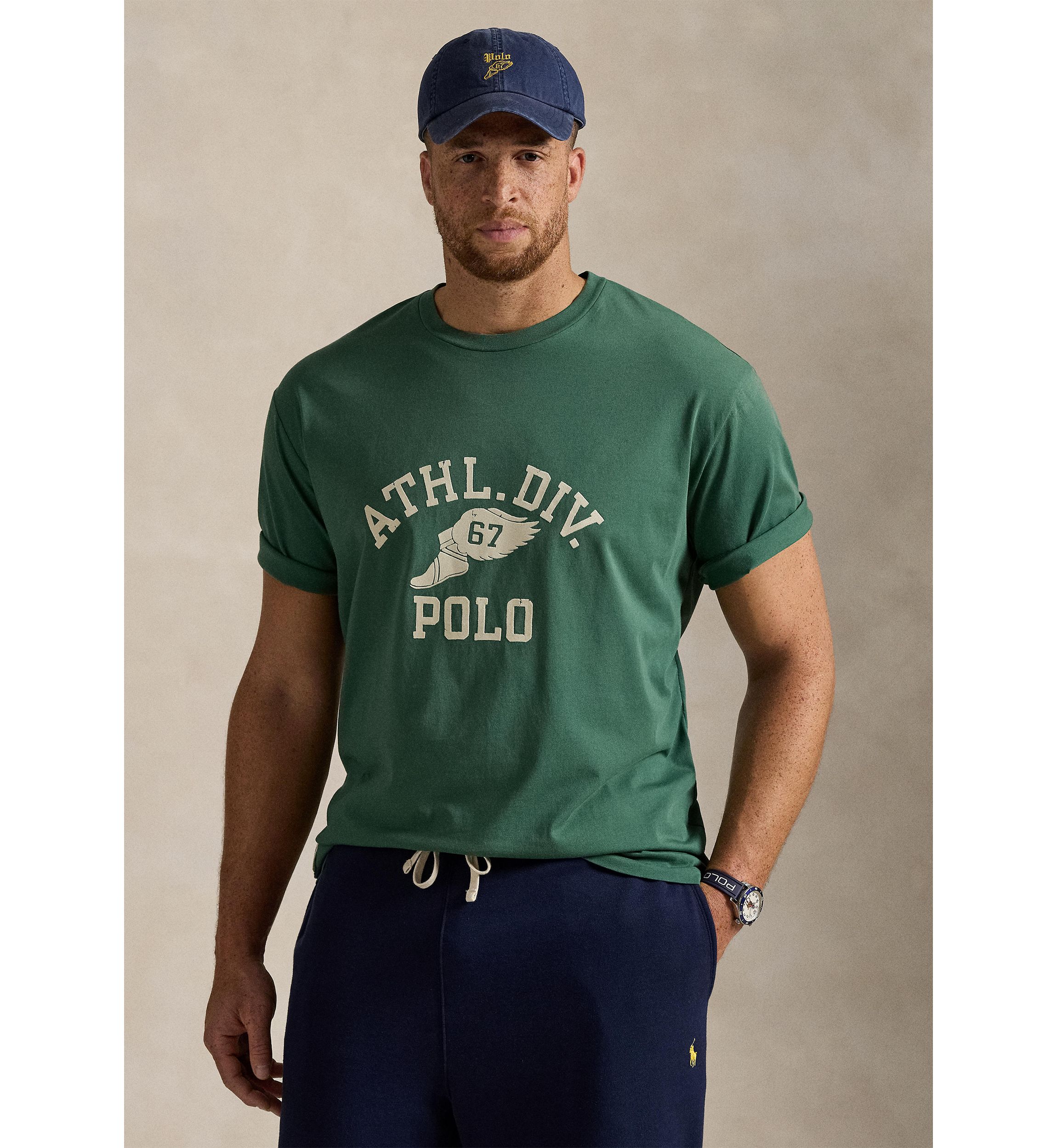 Big & Tall Jersey Graphic T-Shirt