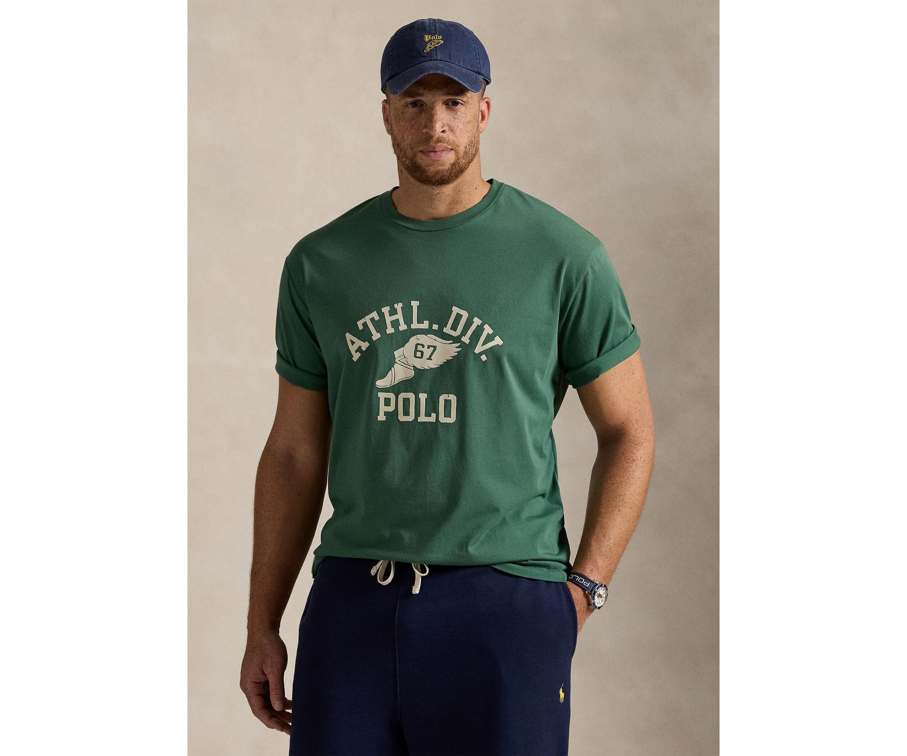 Big & Tall Jersey Graphic T-Shirt