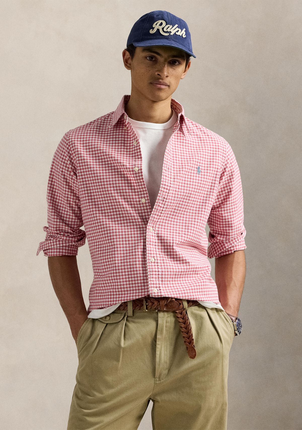 Classic Fit Gingham Oxford Shirt