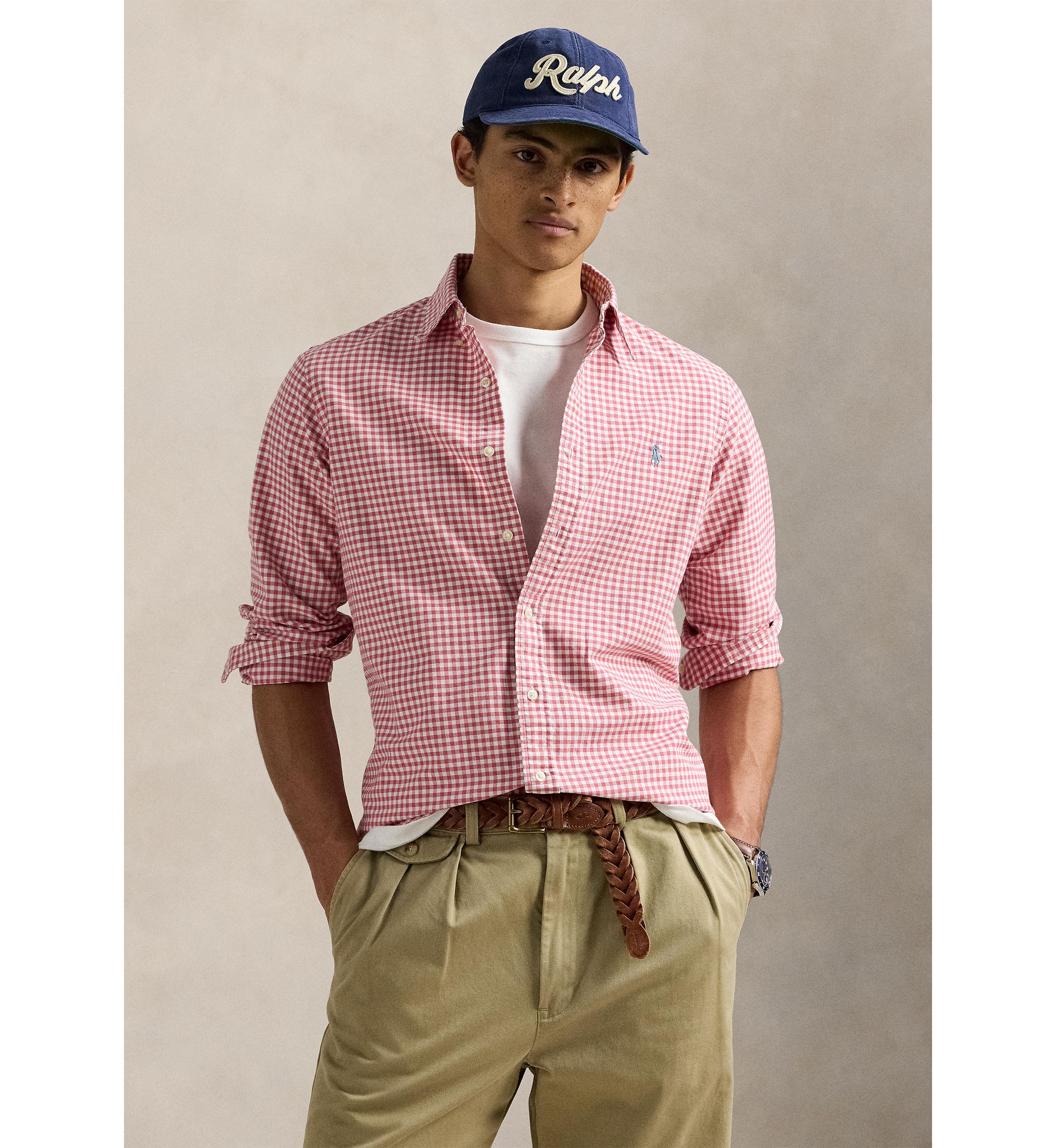 Classic Fit Gingham Oxford Shirt