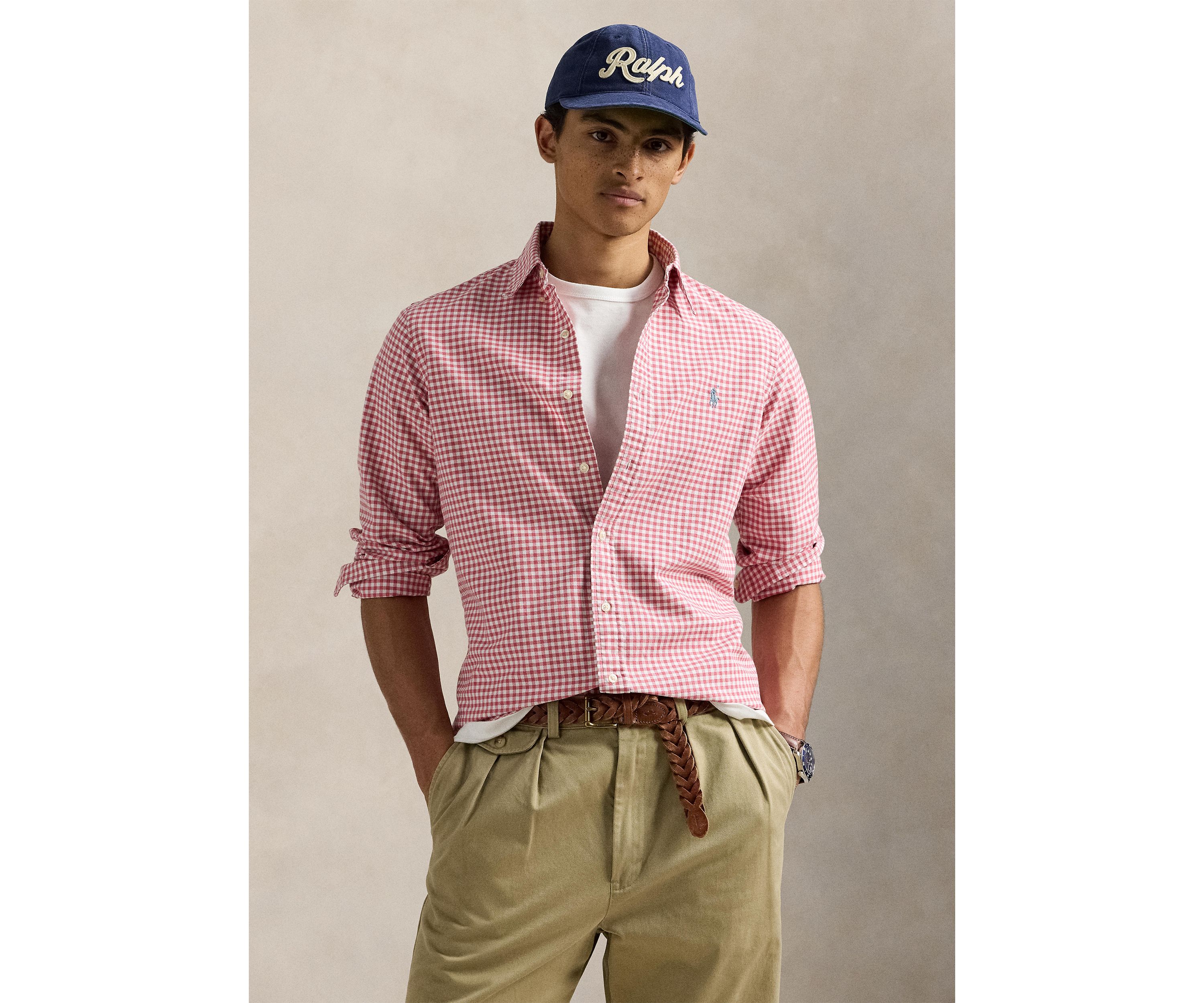 Classic Fit Gingham Oxford Shirt