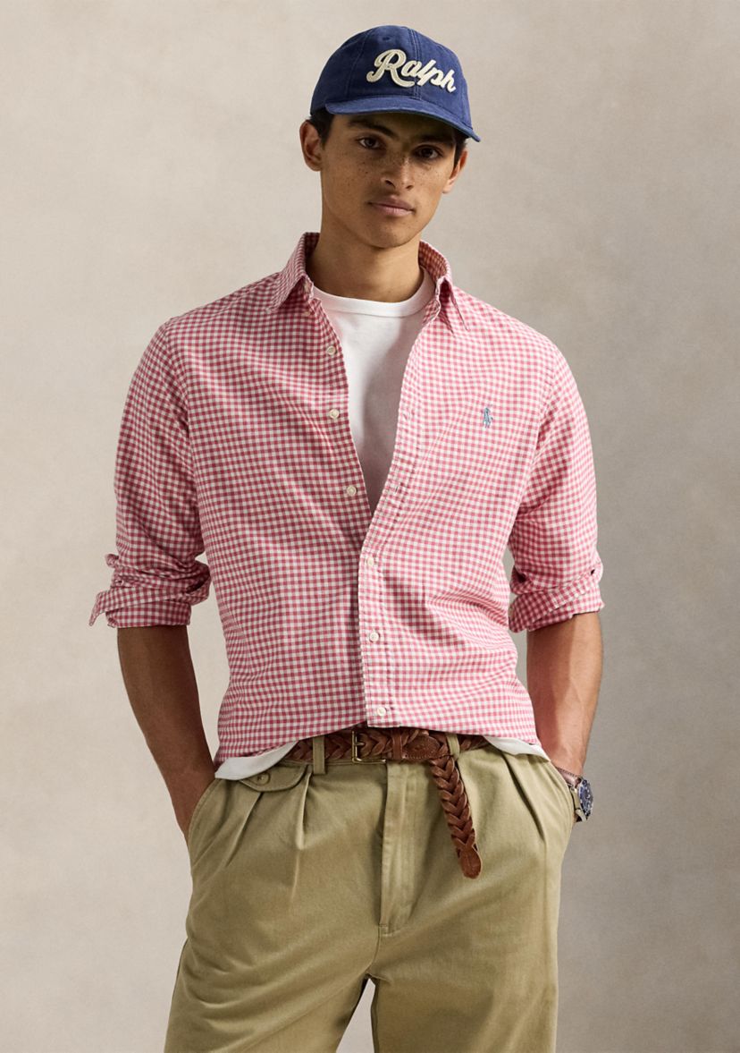 Classic Fit Gingham Oxford Shirt