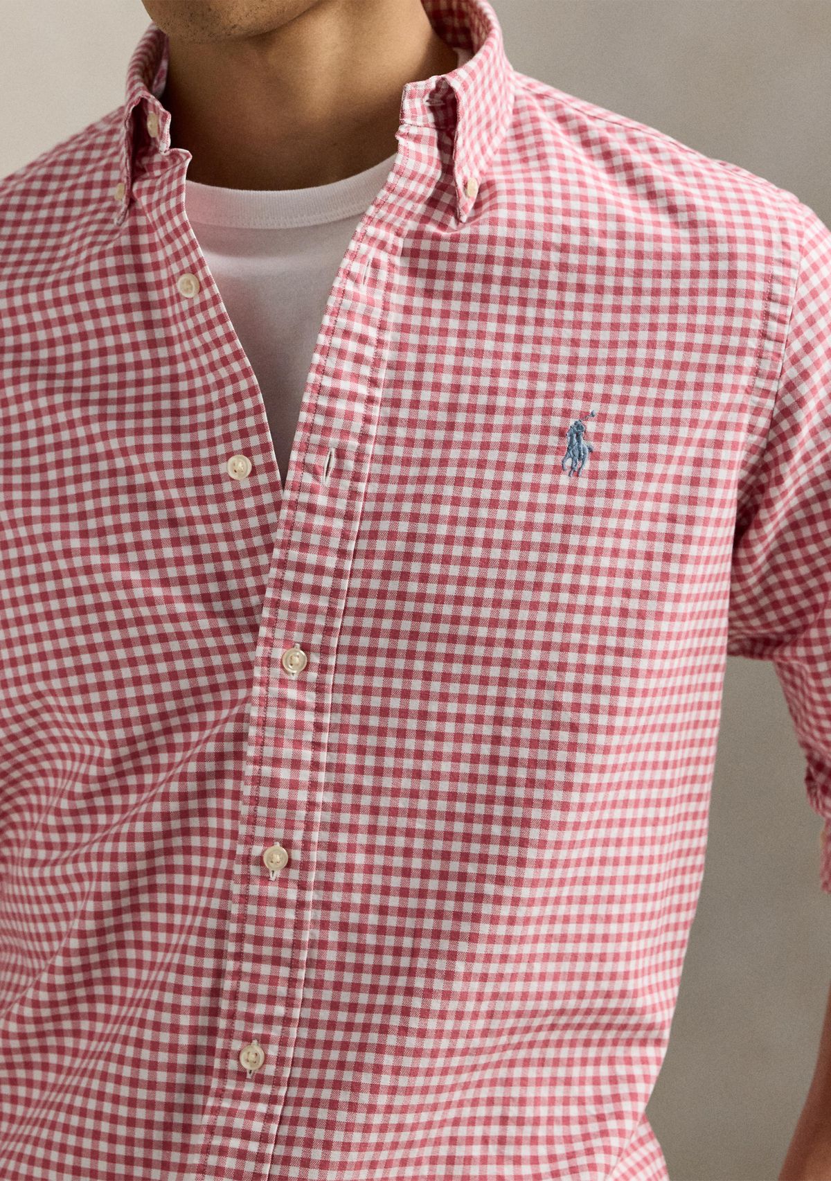 Classic Fit Gingham Oxford Shirt