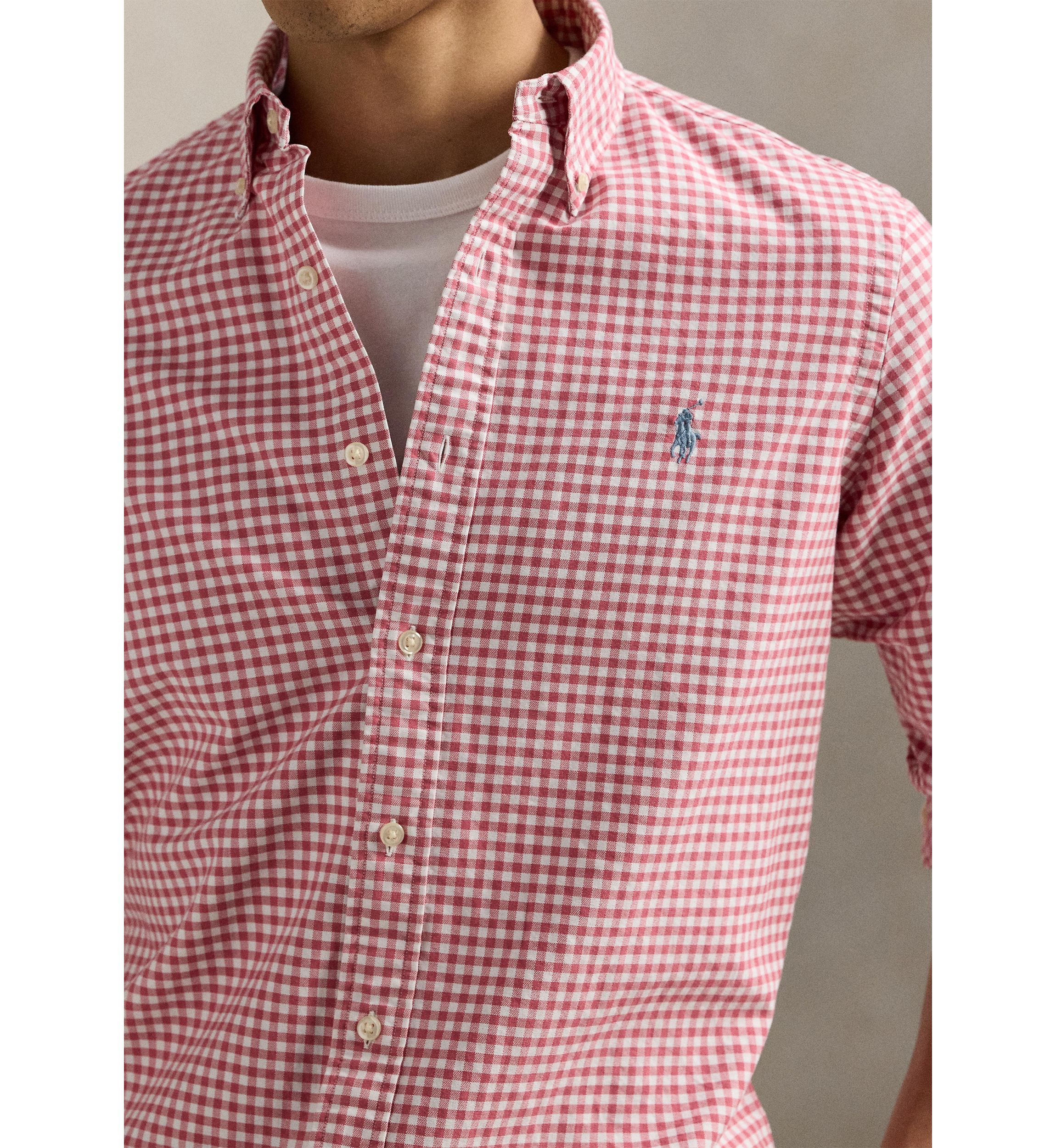 Classic Fit Gingham Oxford Shirt