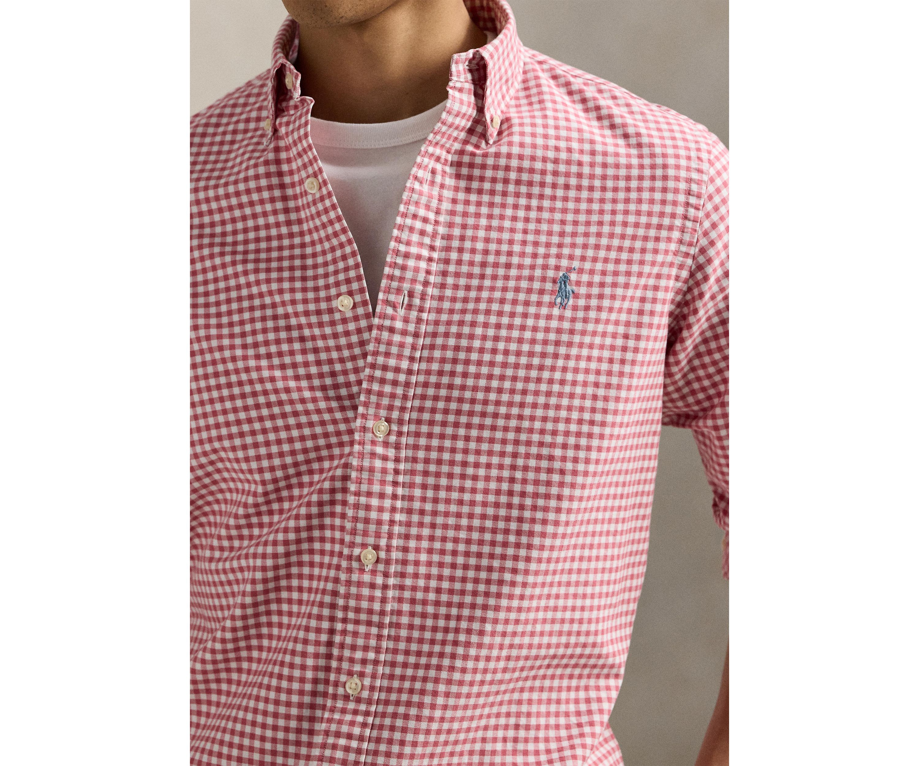 Classic Fit Gingham Oxford Shirt