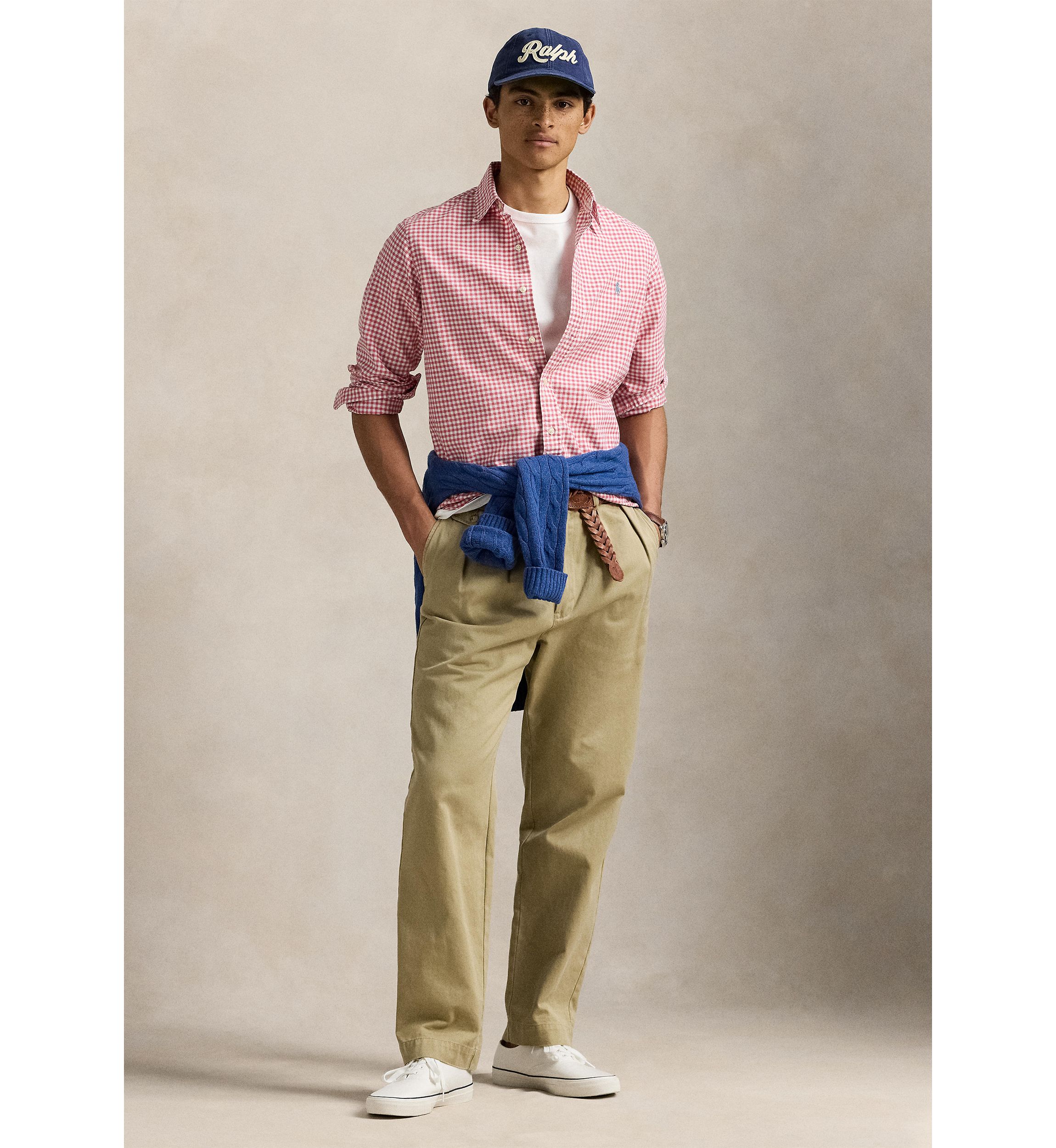 Classic Fit Gingham Oxford Shirt