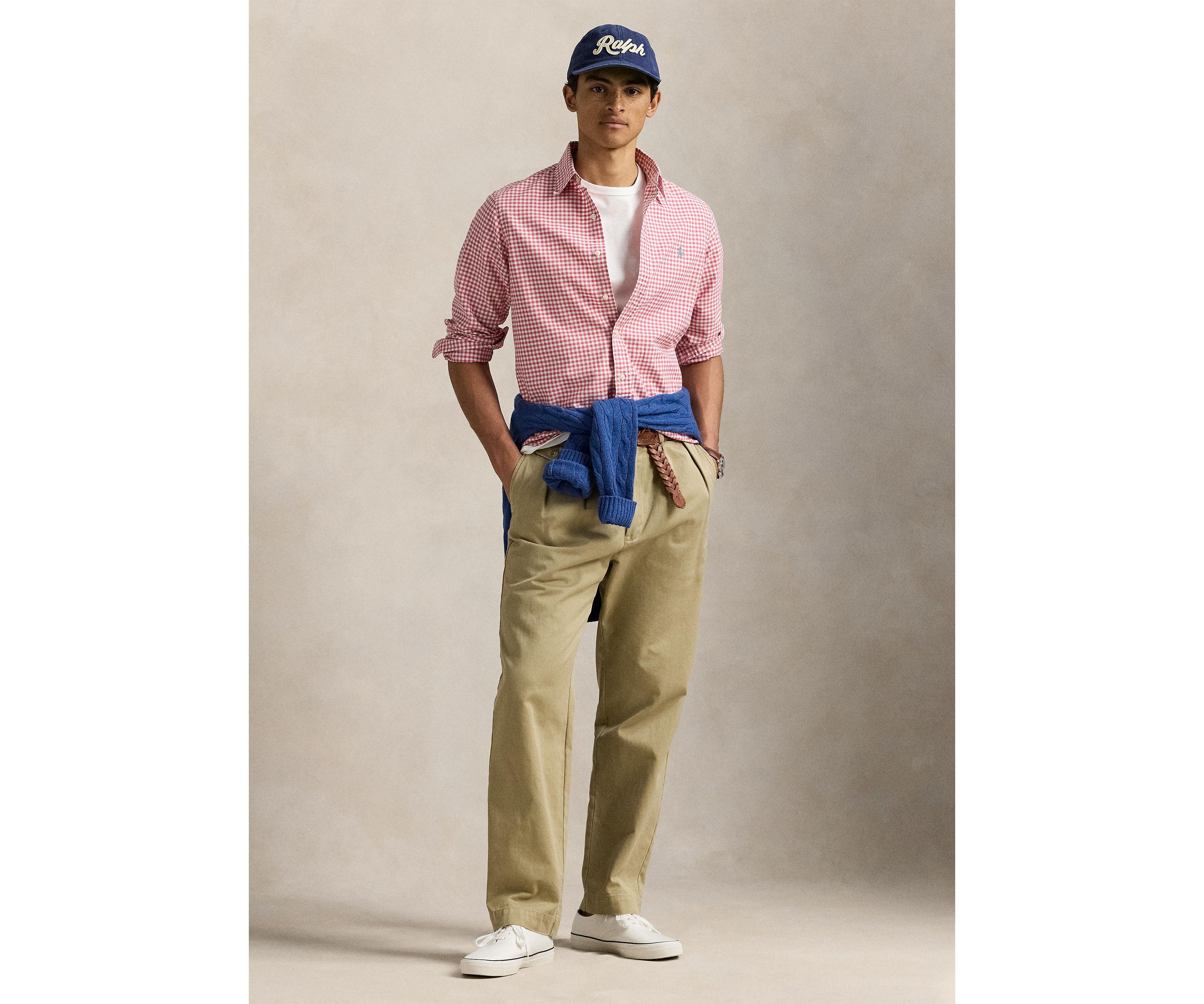 Classic Fit Gingham Oxford Shirt