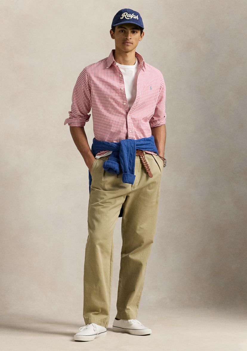 Classic Fit Gingham Oxford Shirt