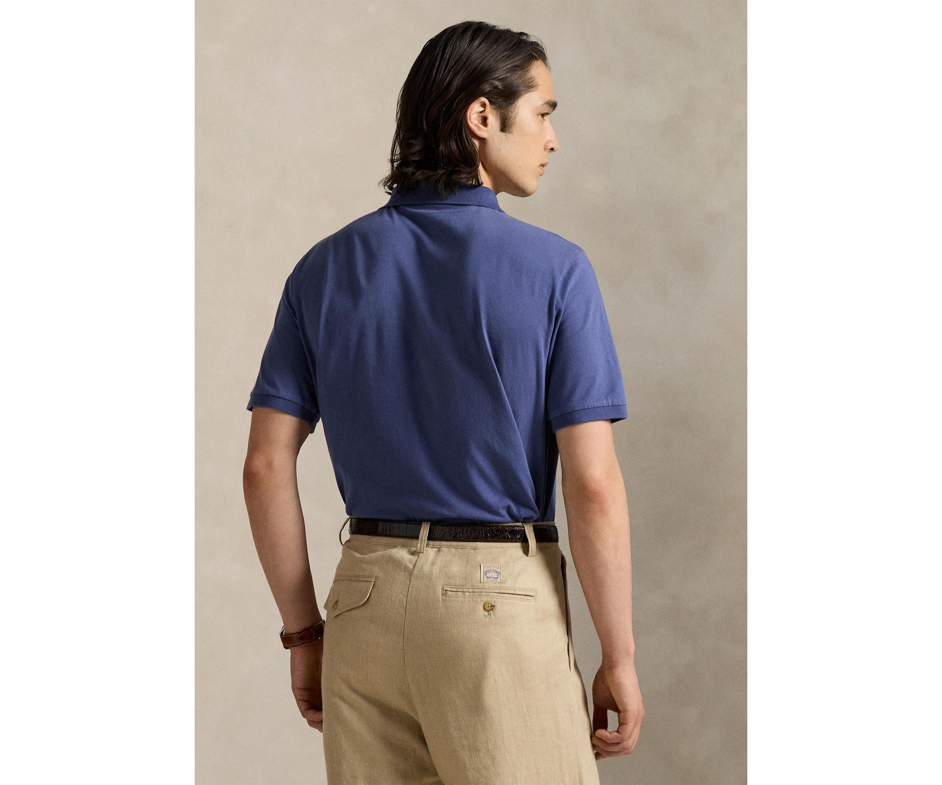 Classic Fit Jersey Pocket Polo Shirt