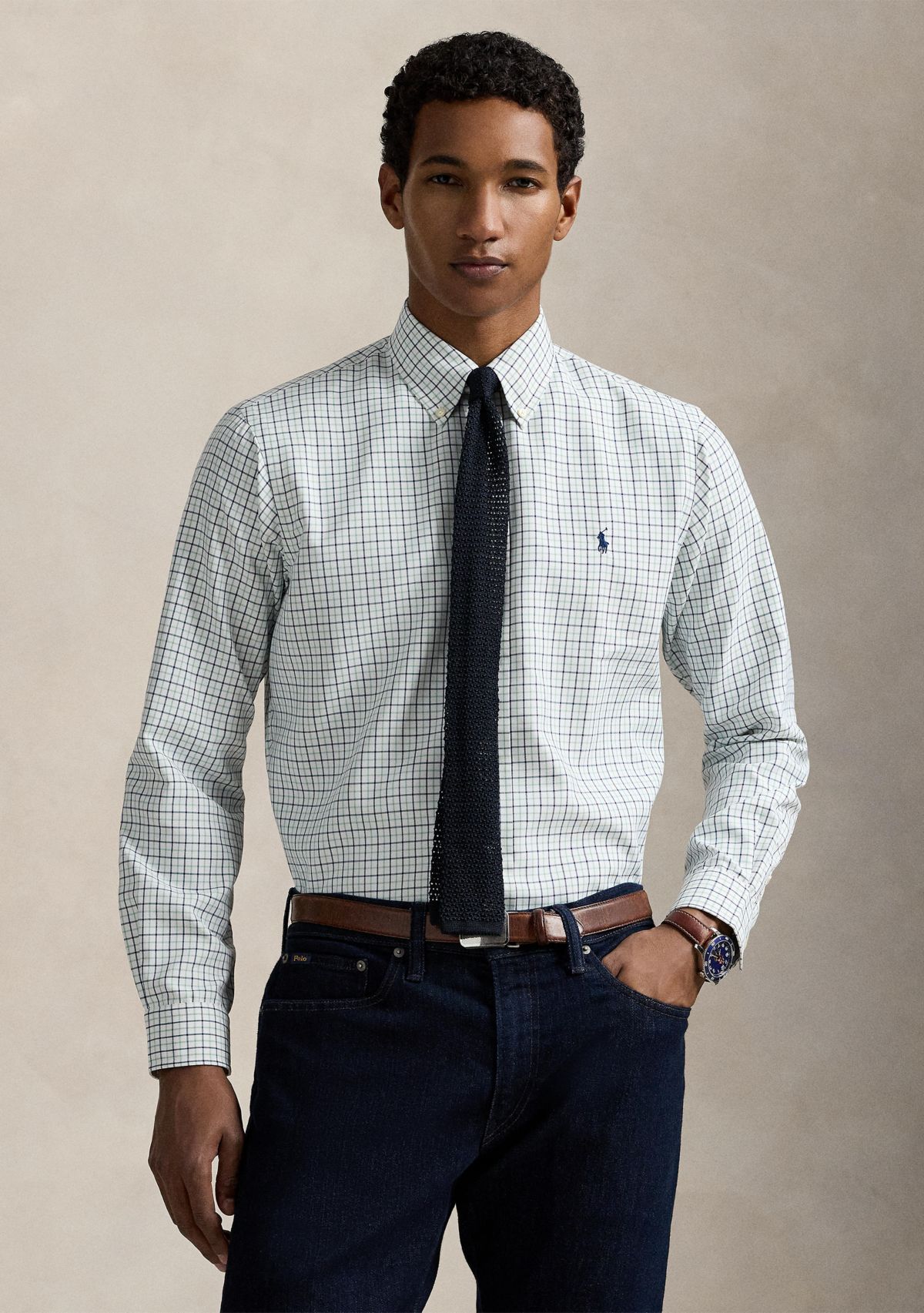 Classic Fit Performance Oxford Shirt