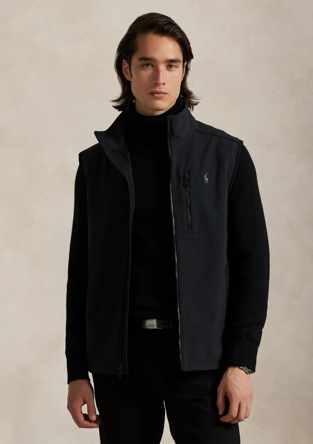Softshell Mock Neck Vest