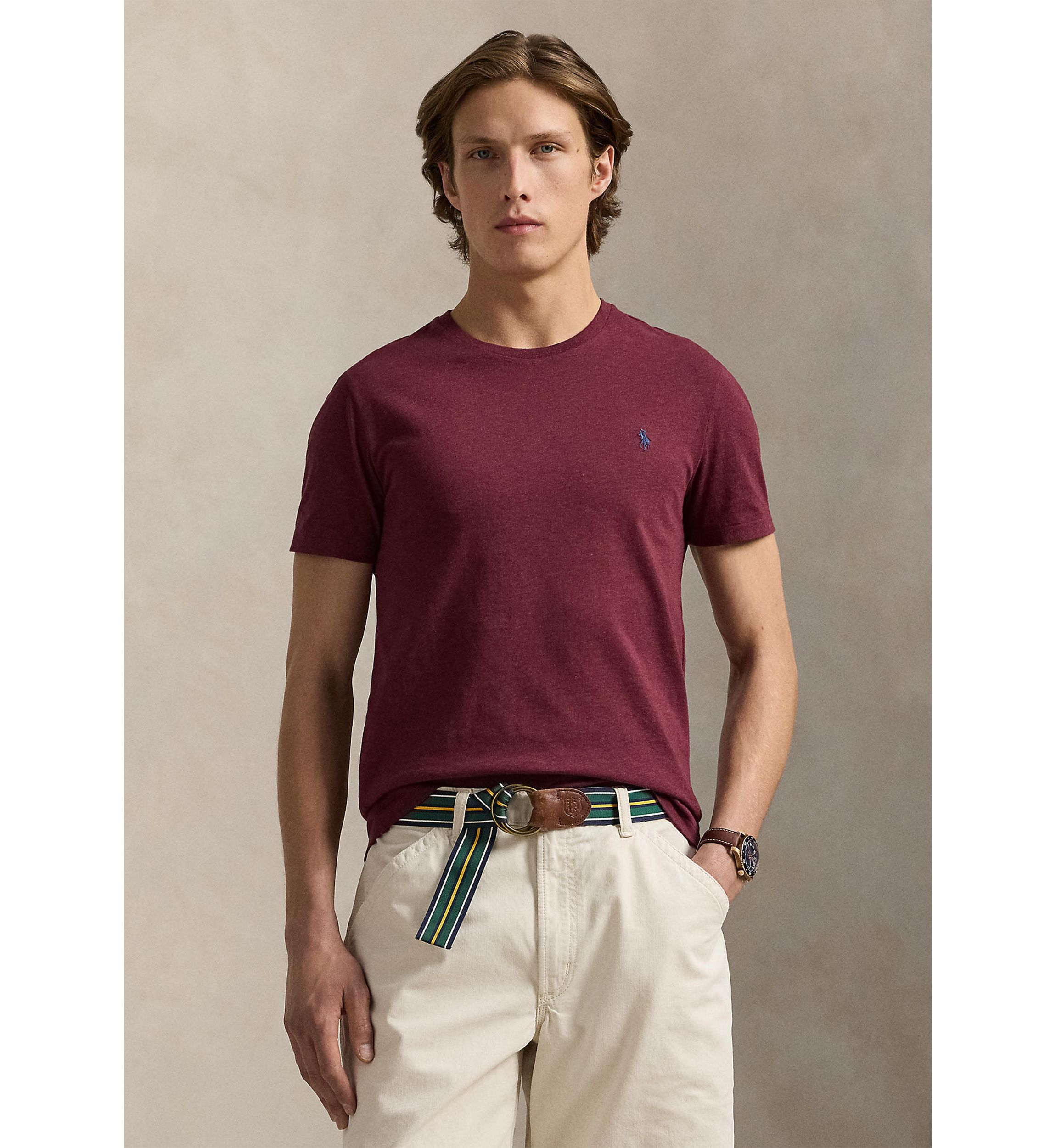 Classic Fit Jersey Crew Neck T-Shirt