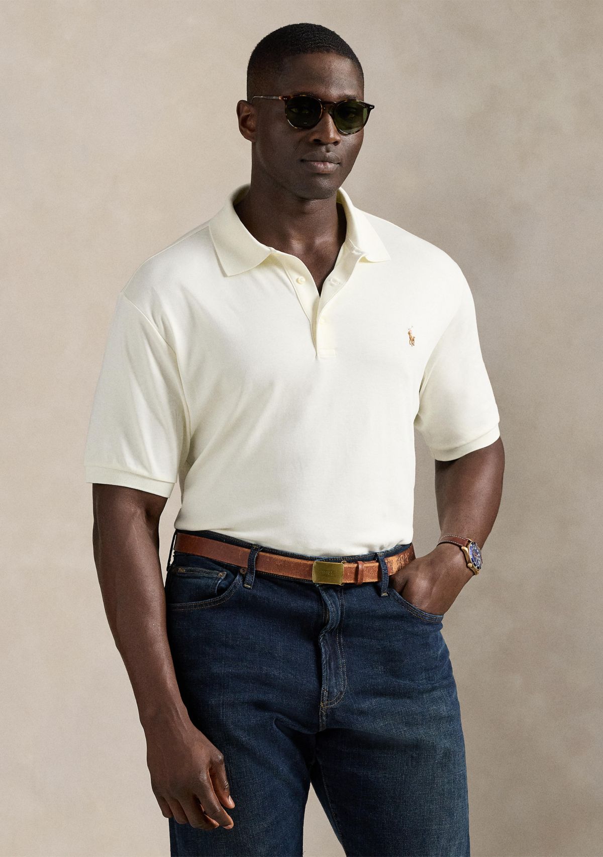 Big & Tall Soft Cotton Polo Shirt