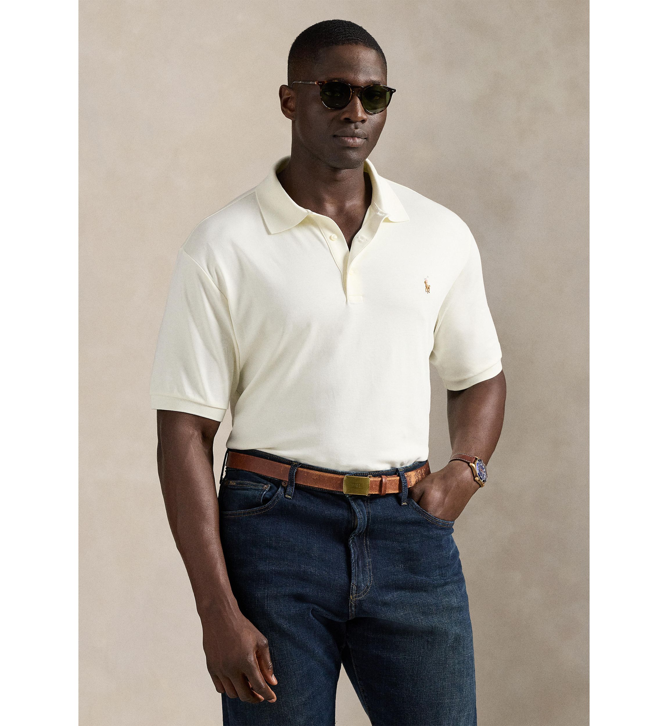 Big & Tall Soft Cotton Polo Shirt