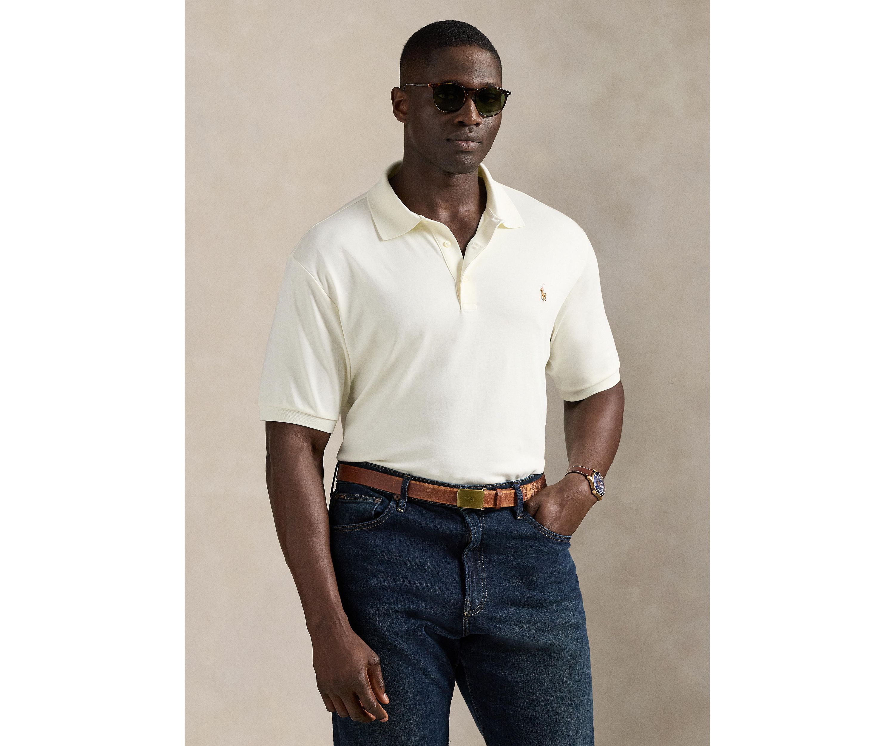 Big & Tall Soft Cotton Polo Shirt