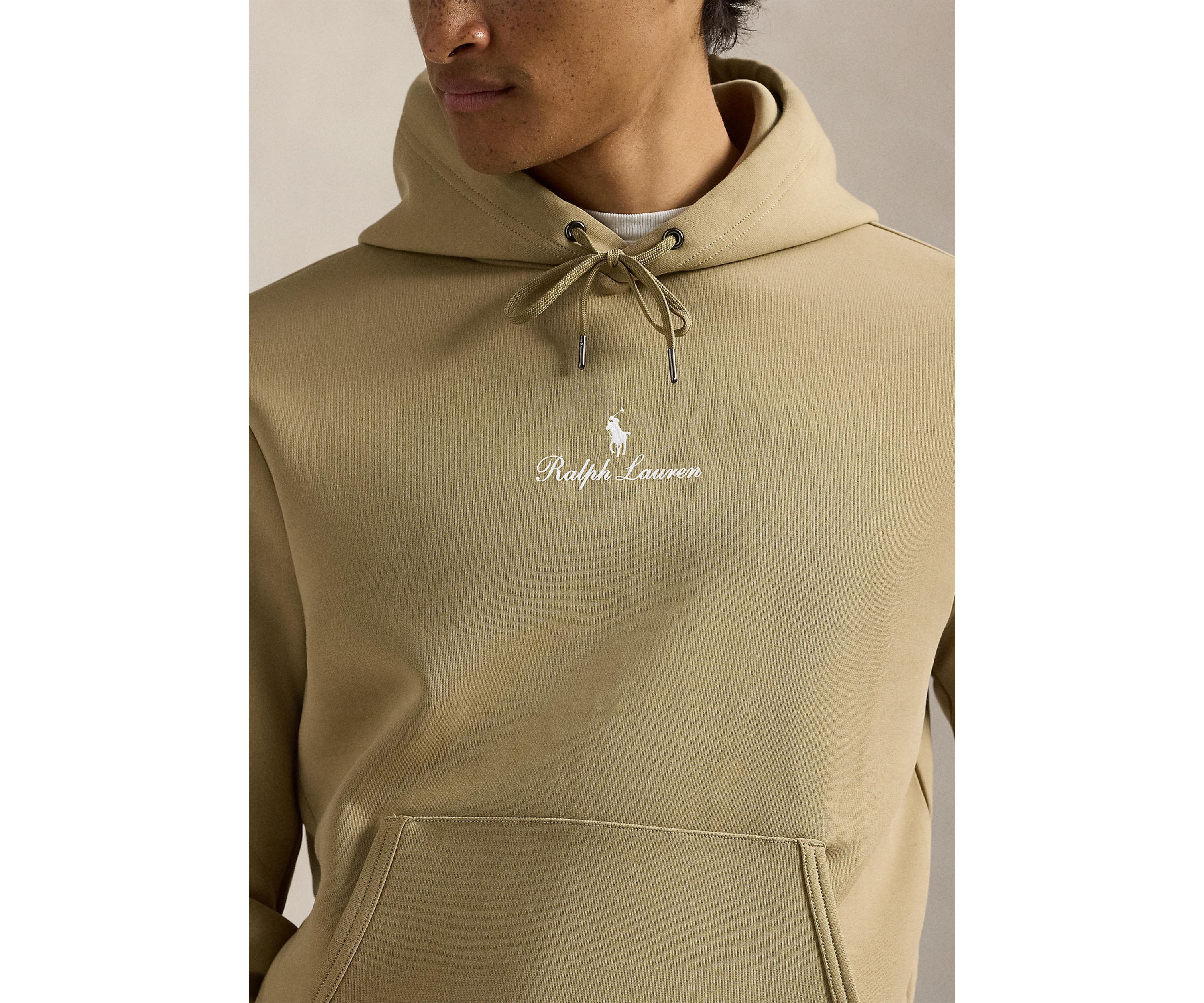 Logo Double Knit Hoodie